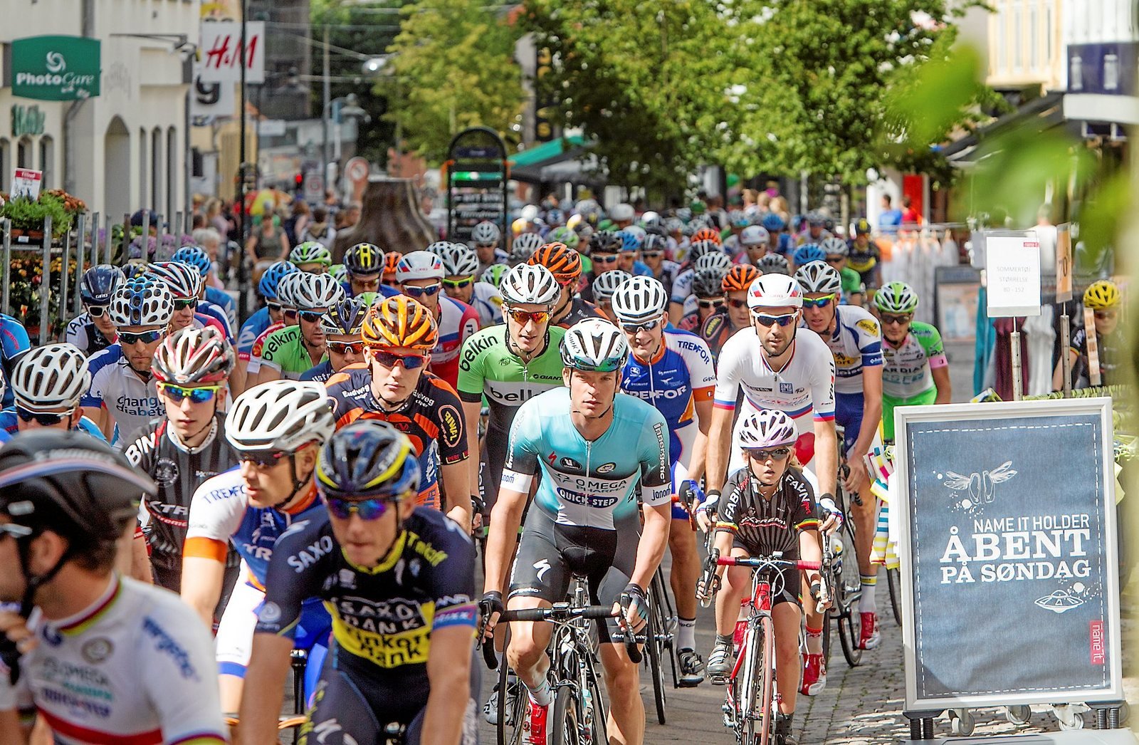 For fjerde gang er Roskilde startby for en etape i Danmark Rundt - som her i 2013. Det giver trængsel!