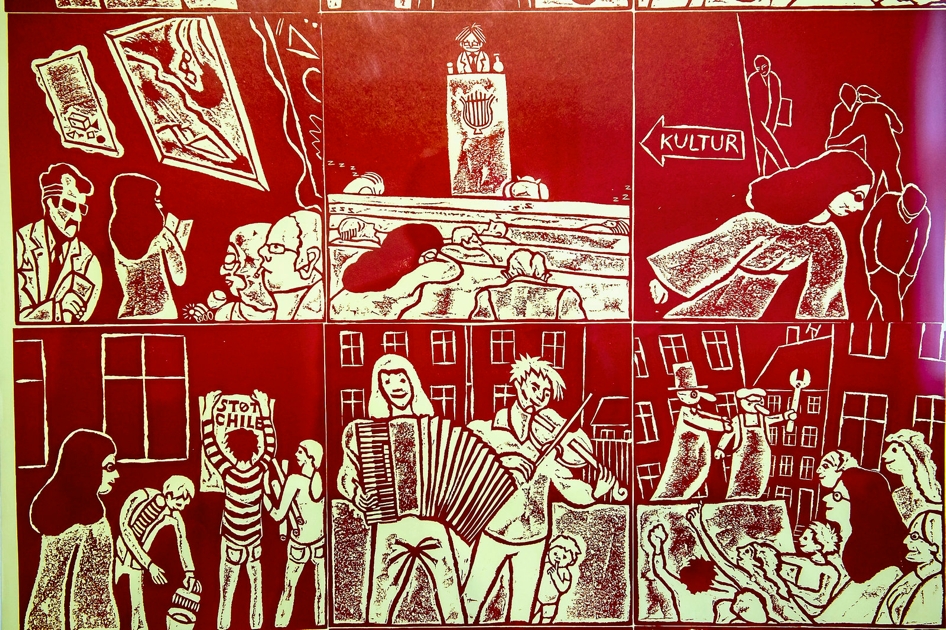Røde Mor på museum – budskaber snittet i træ og linoleum – Sjællandske ...
