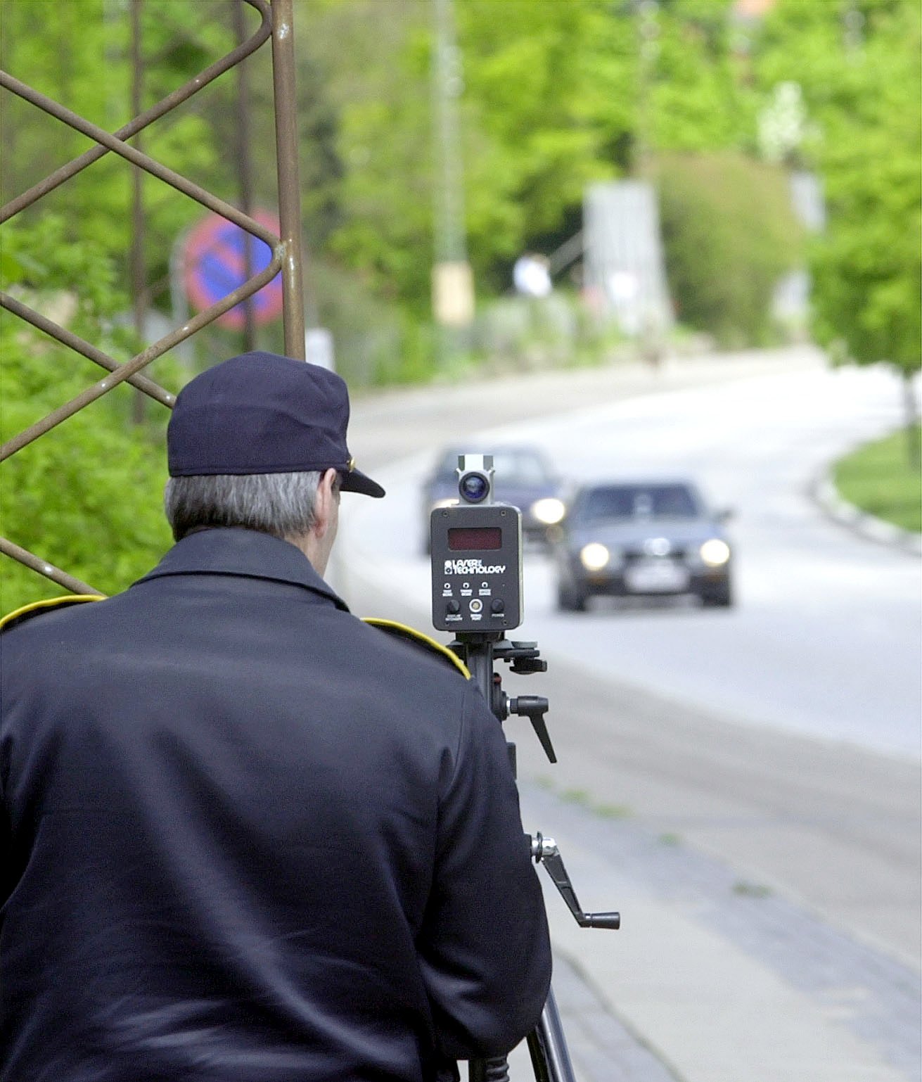 Færdselspolitiet målte vanvidsbilistens fart til over 100 kilometer i timen. (Arkivfoto.)
