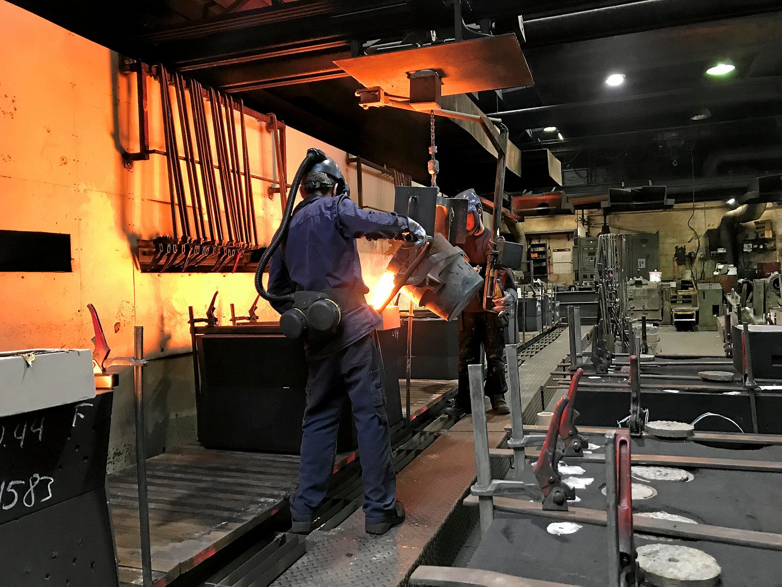 Frese-koncernen har tidligere også omfattet eget støberi.