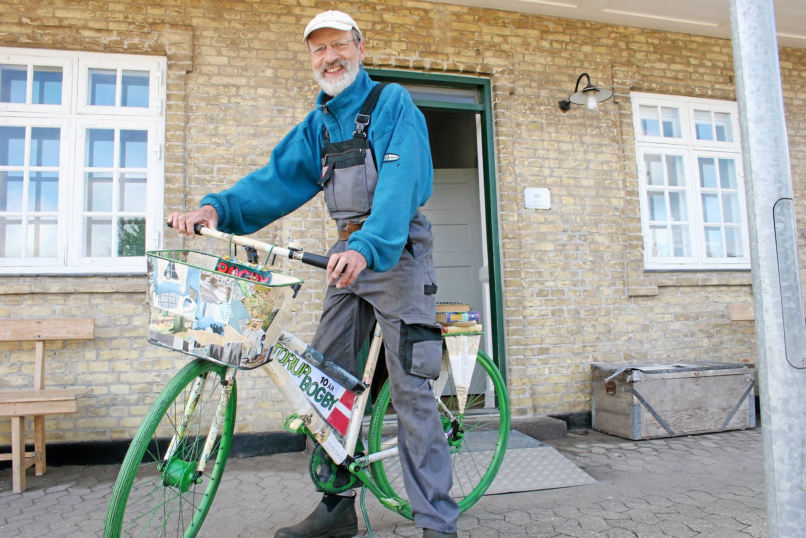 Peter Plant står bag Danmarks første bogby, der nu kan fejre 20 års jubilæum.