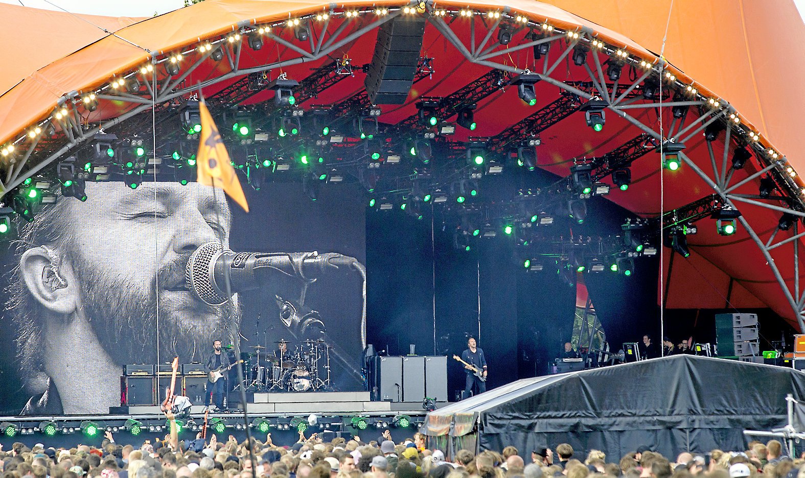 Dizzy Mizz Lizzy spillede på Orange Scene i 2016. Næste år spiller bandet på havnen i Helsingør.