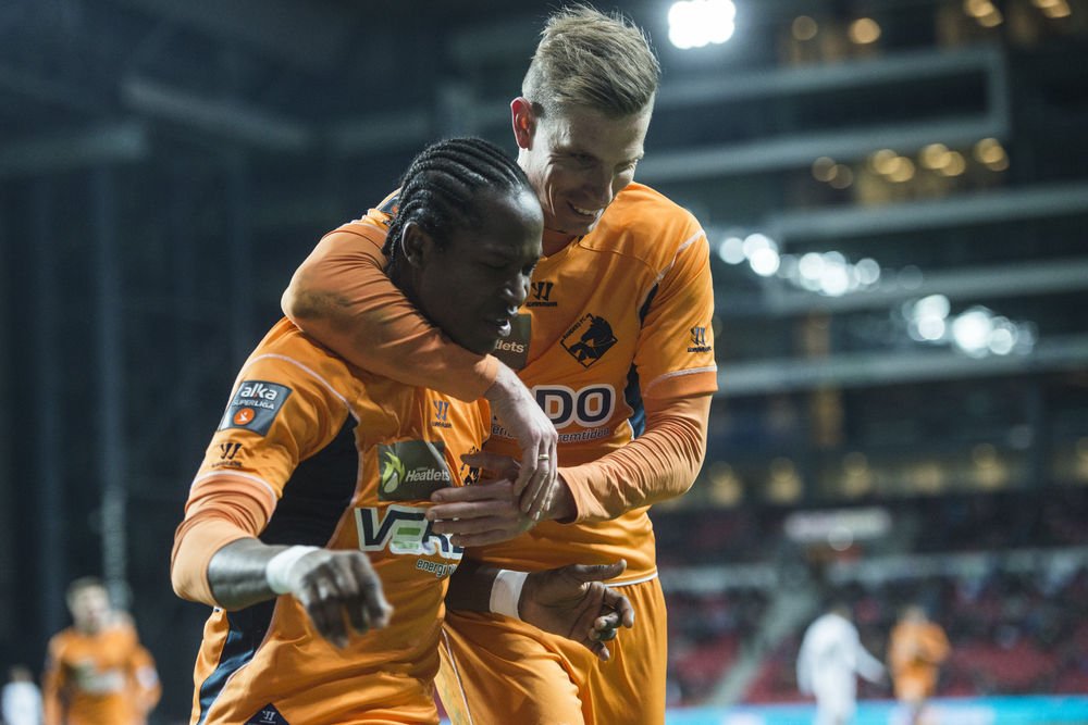 Djiby Fall udlignede et kvarter før tid for Randers FC, der hentede et point mod FCK i Alka Superligaen.