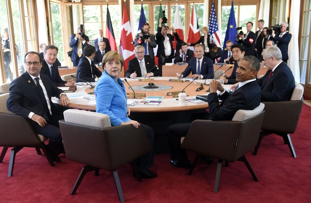 Krisen i Ukraine vil under G7-mødet blive diskuteret uden Vladimir Putins tilstedeværelse.