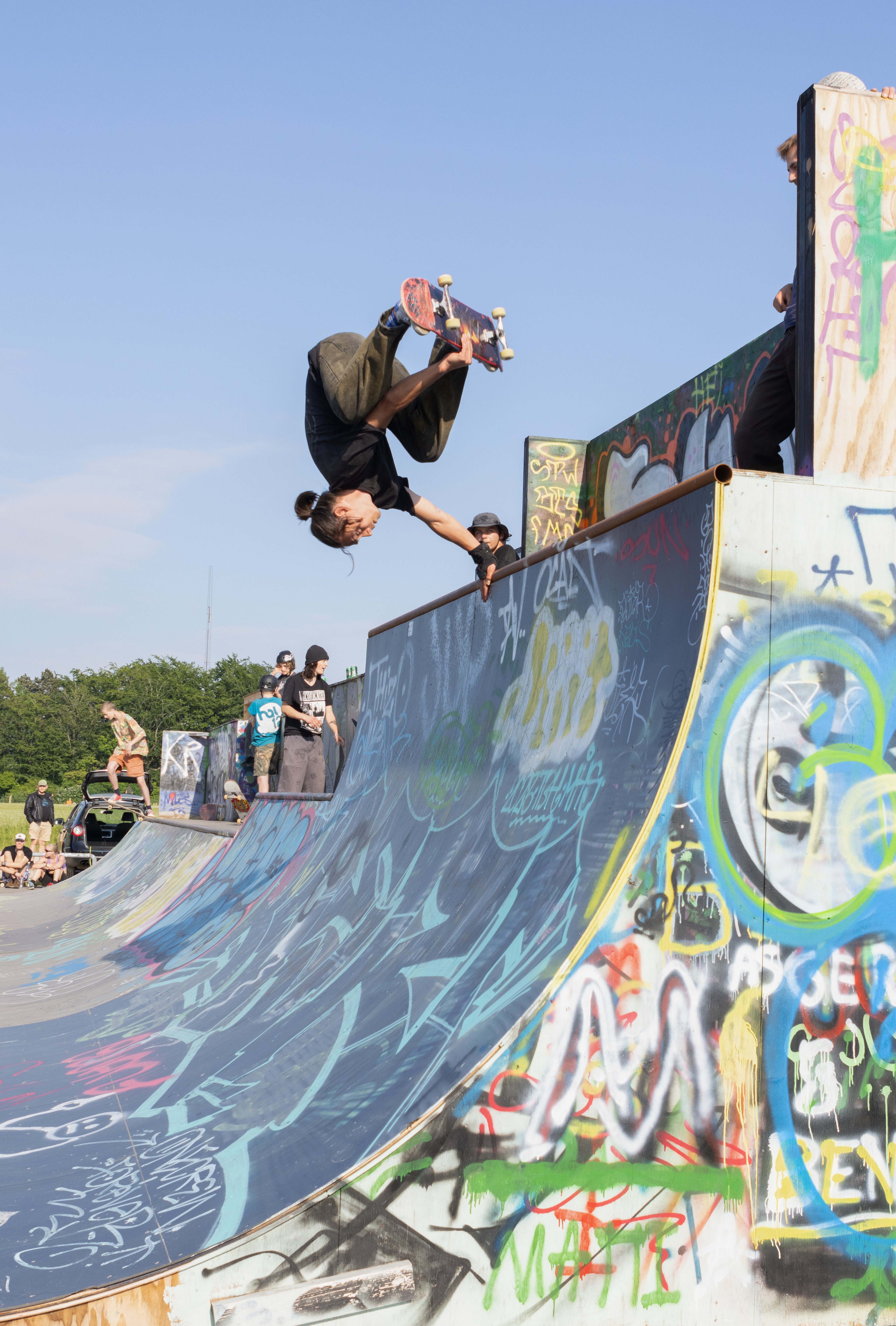 Skateparken har fået nye faciliteter.