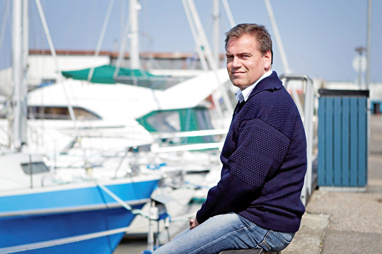 Søren Brink blev ansat som havnefoged i Hundested i 2001 og fejrede tidligere i år 25 års-jubilæum. - Thomas Arnbo Søren Brink blev ansat som havnefoged i Hundested i 2001 og fejrede tidligere i år 25 års-jubilæum.