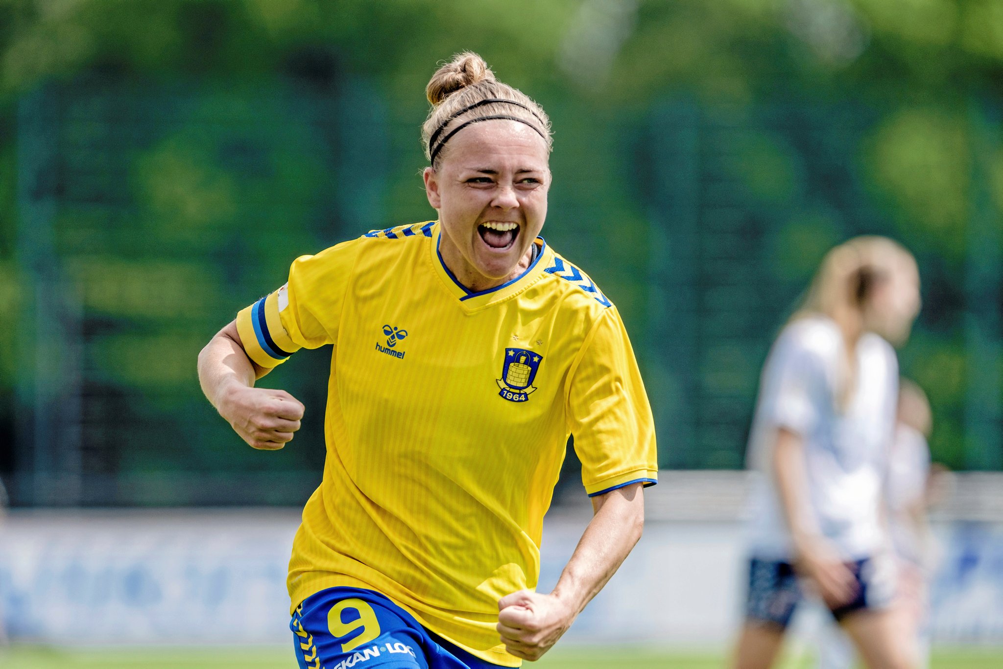 Nanna Christiansen viste vejen for Brøndby i kampen mod FC Nordsjælland.
