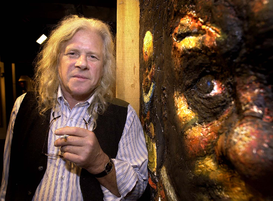 Et halvt år efter sin 70-års fødselsdag døde billedkunstneren, der i mange år boede i Frankrig.
