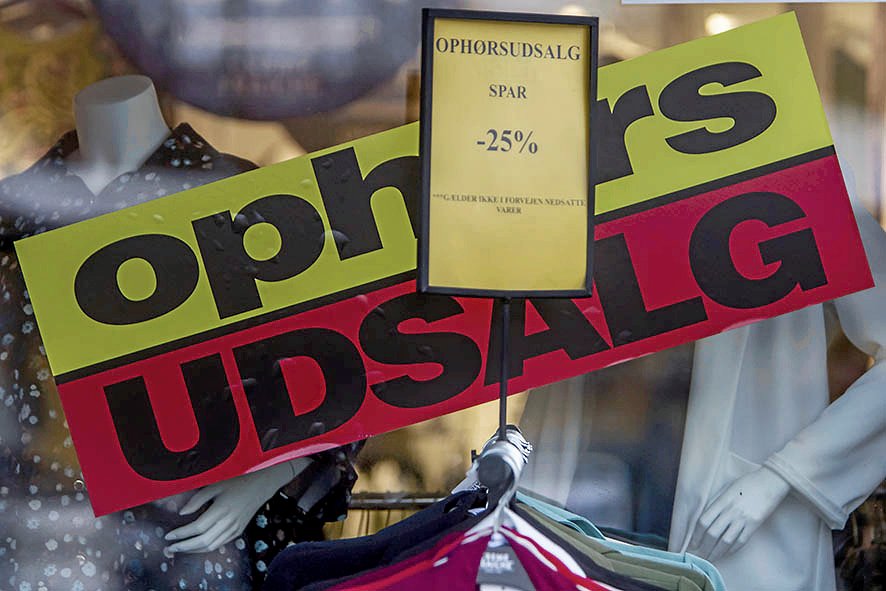 Over en fireårig periode mistede byen næsten hver femte butik.