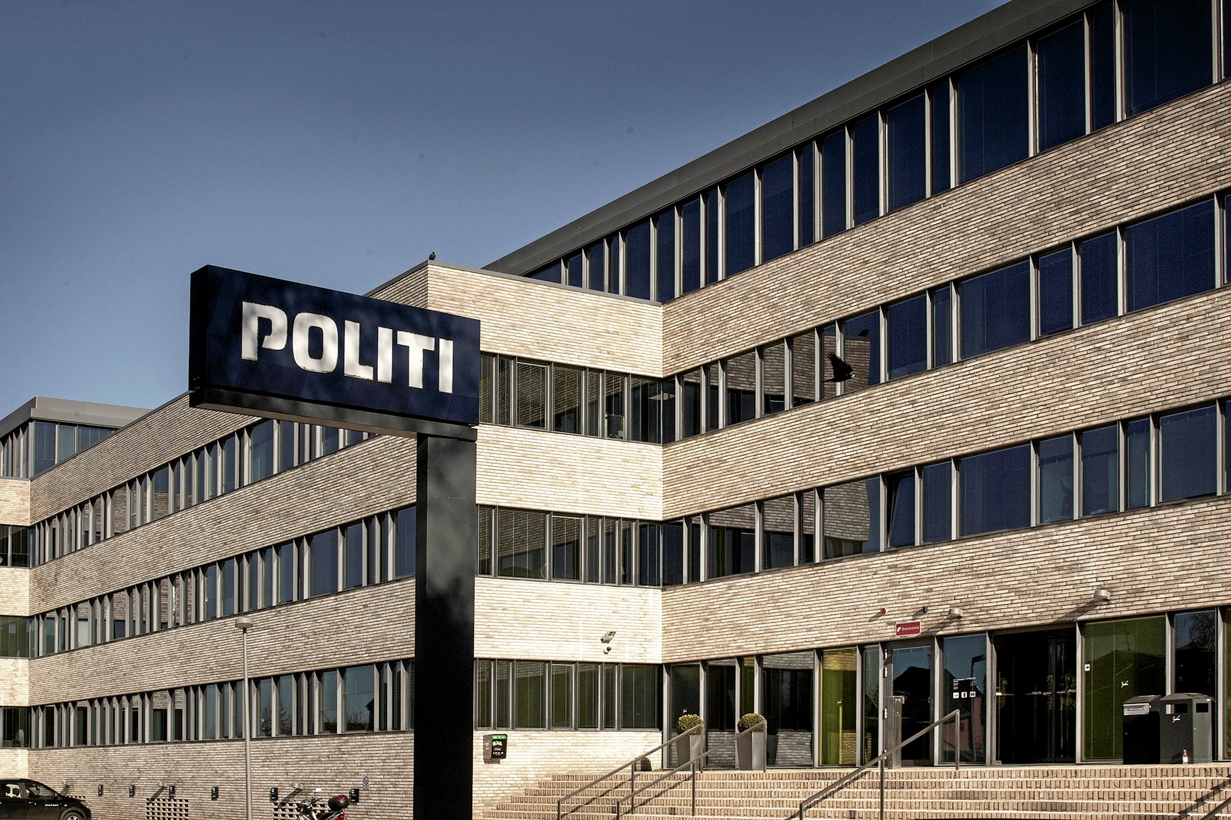 Politi ordensmagten politistation Roskilde Foto: Jens Wollesen