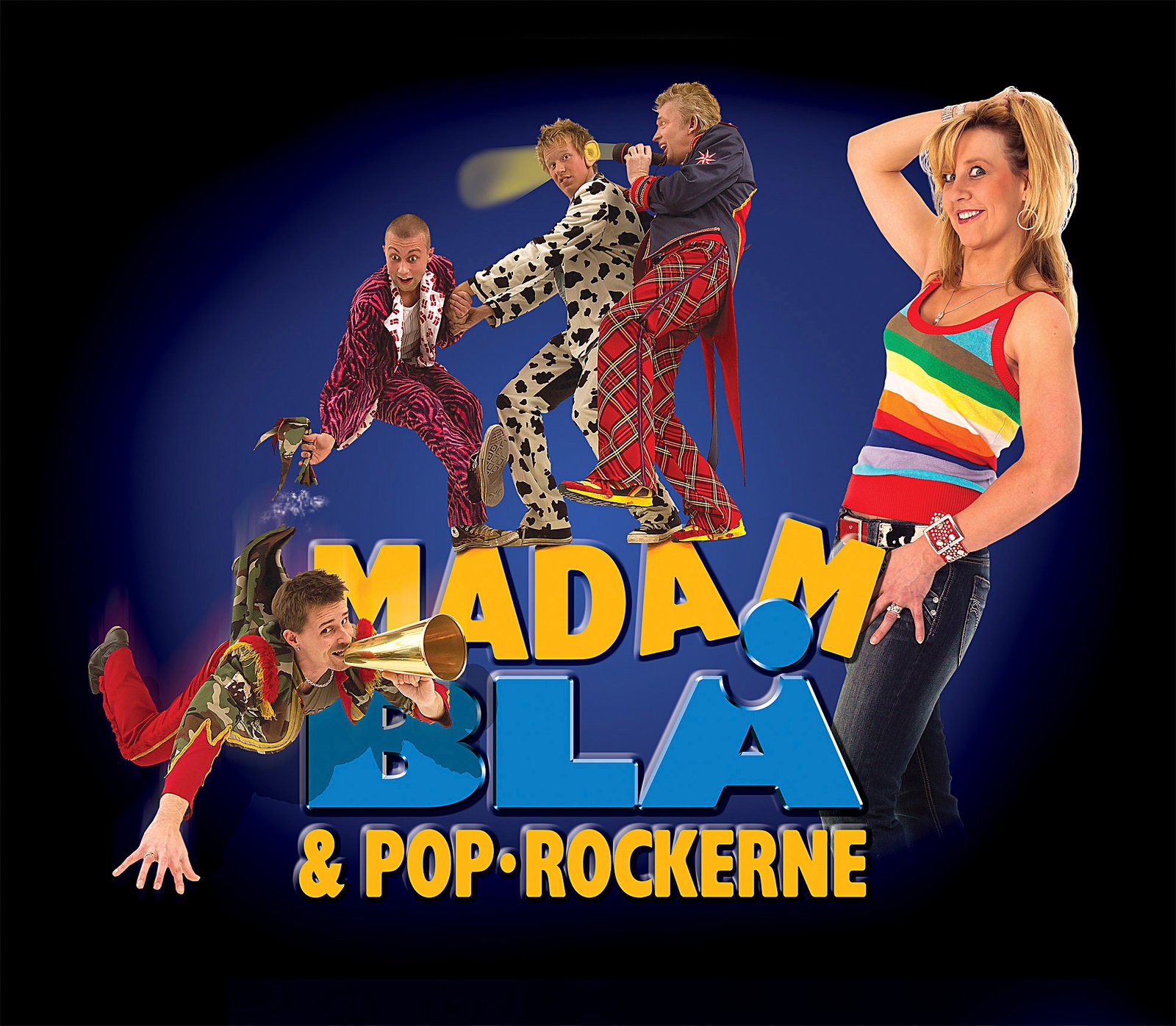 Sommerfesten Sankt Hans aften i Svinninge bliver med garanti ikke kedelig, for Madam Blå & Pop Rockerne underholder.