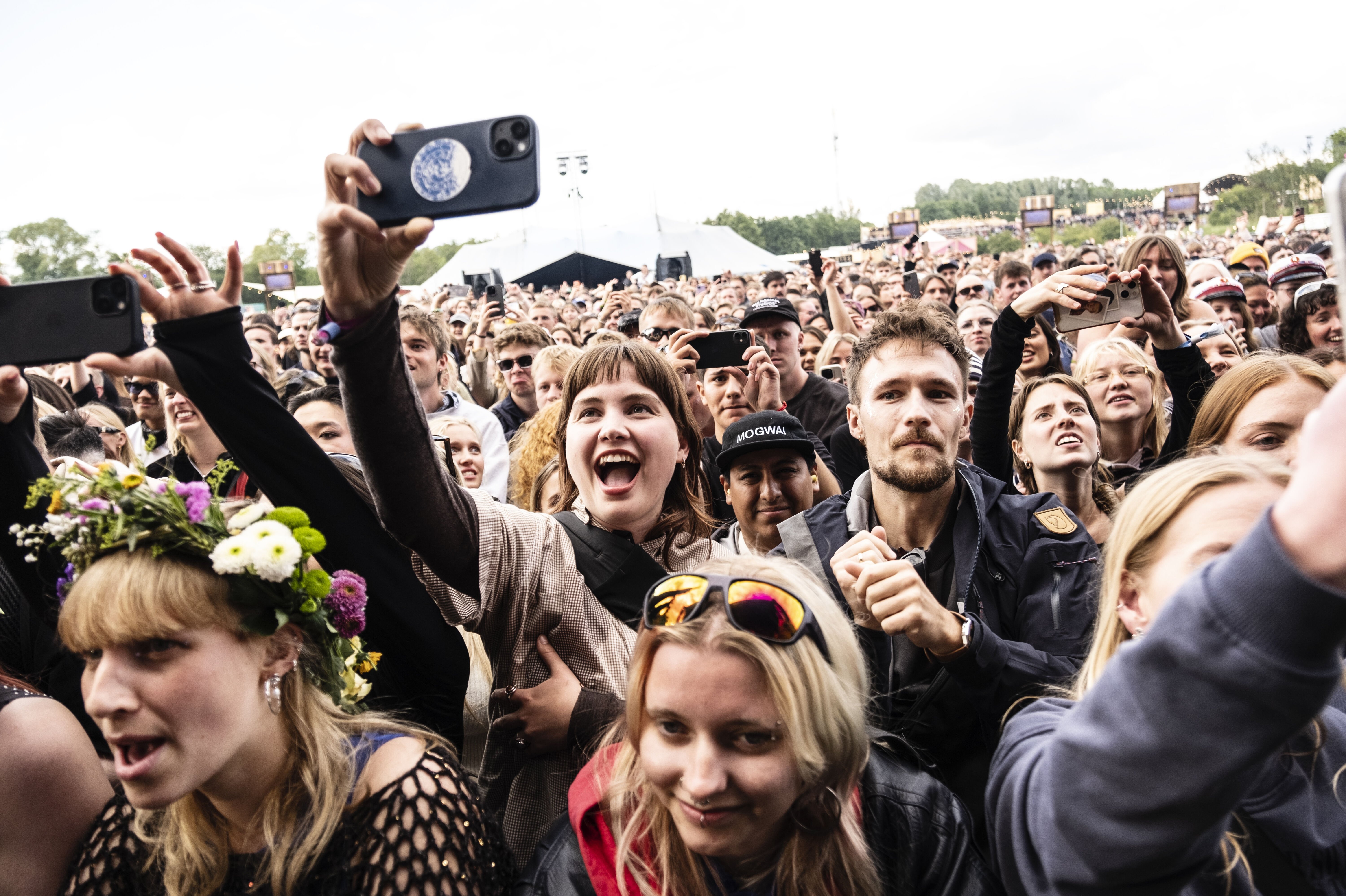 Årets Northside Festival løber frem til lørdag. Også her er det muligt at få udleveret de lyseblå diabetesarmbånd. (Arkivfoto).