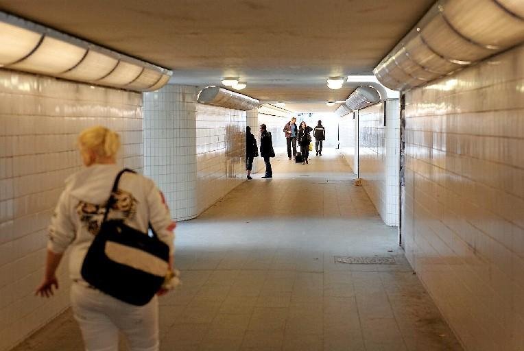 Tyveriet skete i tunnelen under Roskilde Station.