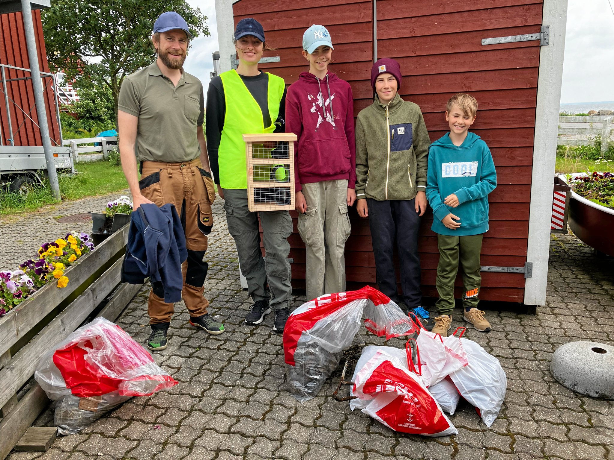 I løbet af blot et par timer formåede de dedikerede frivillige at samle hele 26,7 kilo affald op