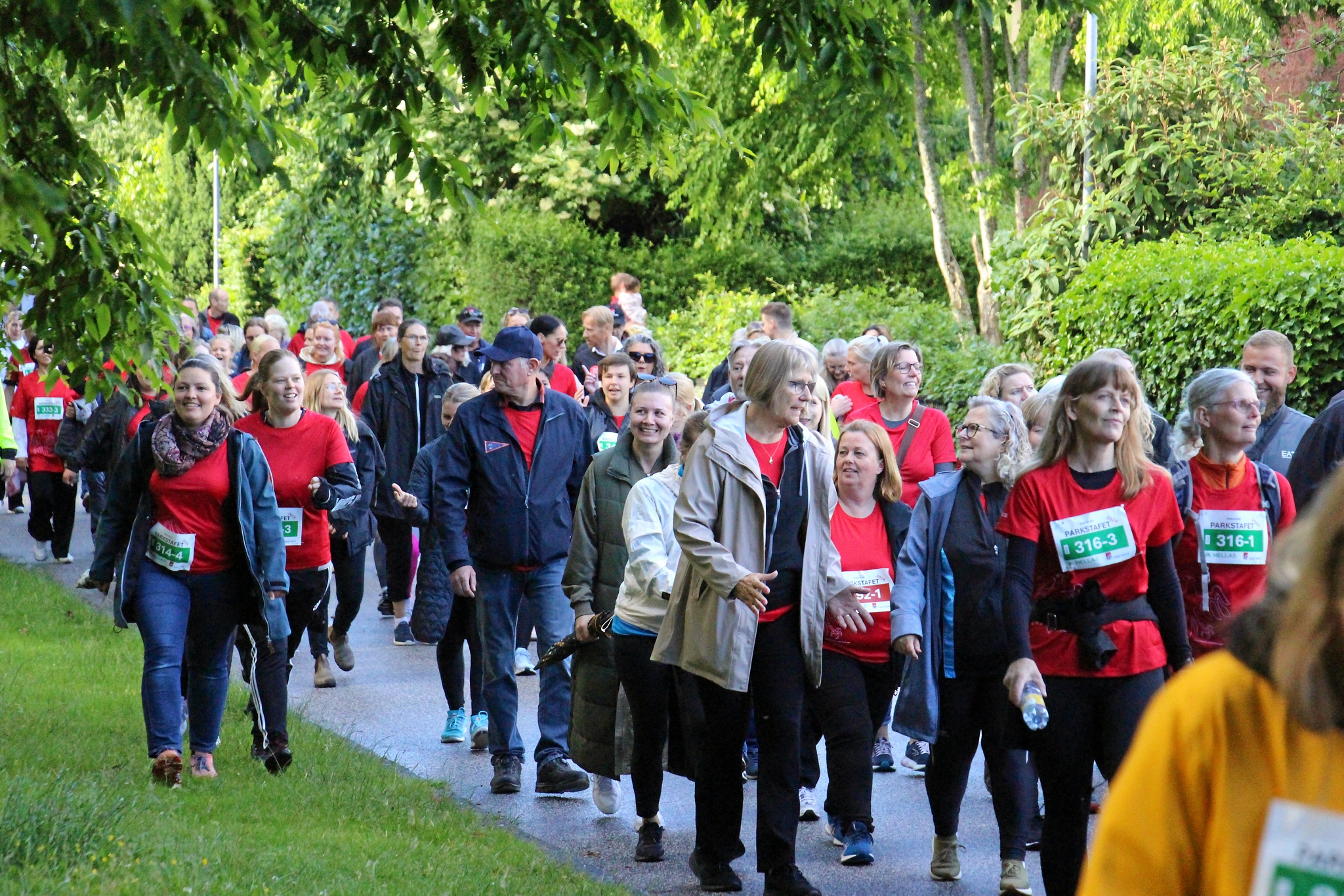 Parkstafetten har også en walk-rute for dem, som foretrækker et lavere tempo. - Lars Ahn Pedersen Parkstafetten har også en walk-rute for dem, som foretrækker et lavere tempo.