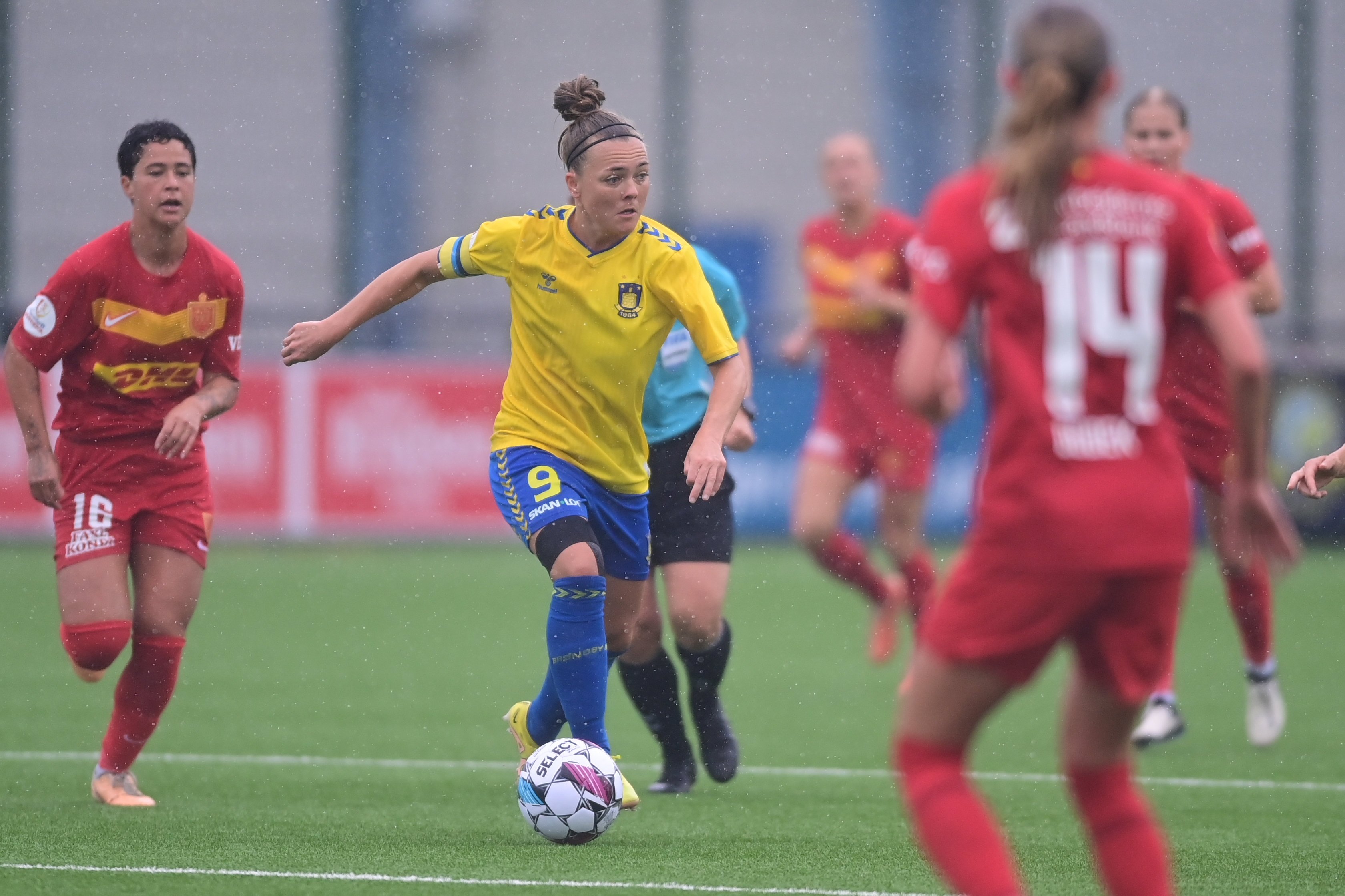 Brøndbys rutinerede angriber Nanna Christiansen brændte et straffespark i starten af kampen mod FC Nordsjælland, der endte med at vinde det danske mesterskab efter lørdagens 1-1-kamp.