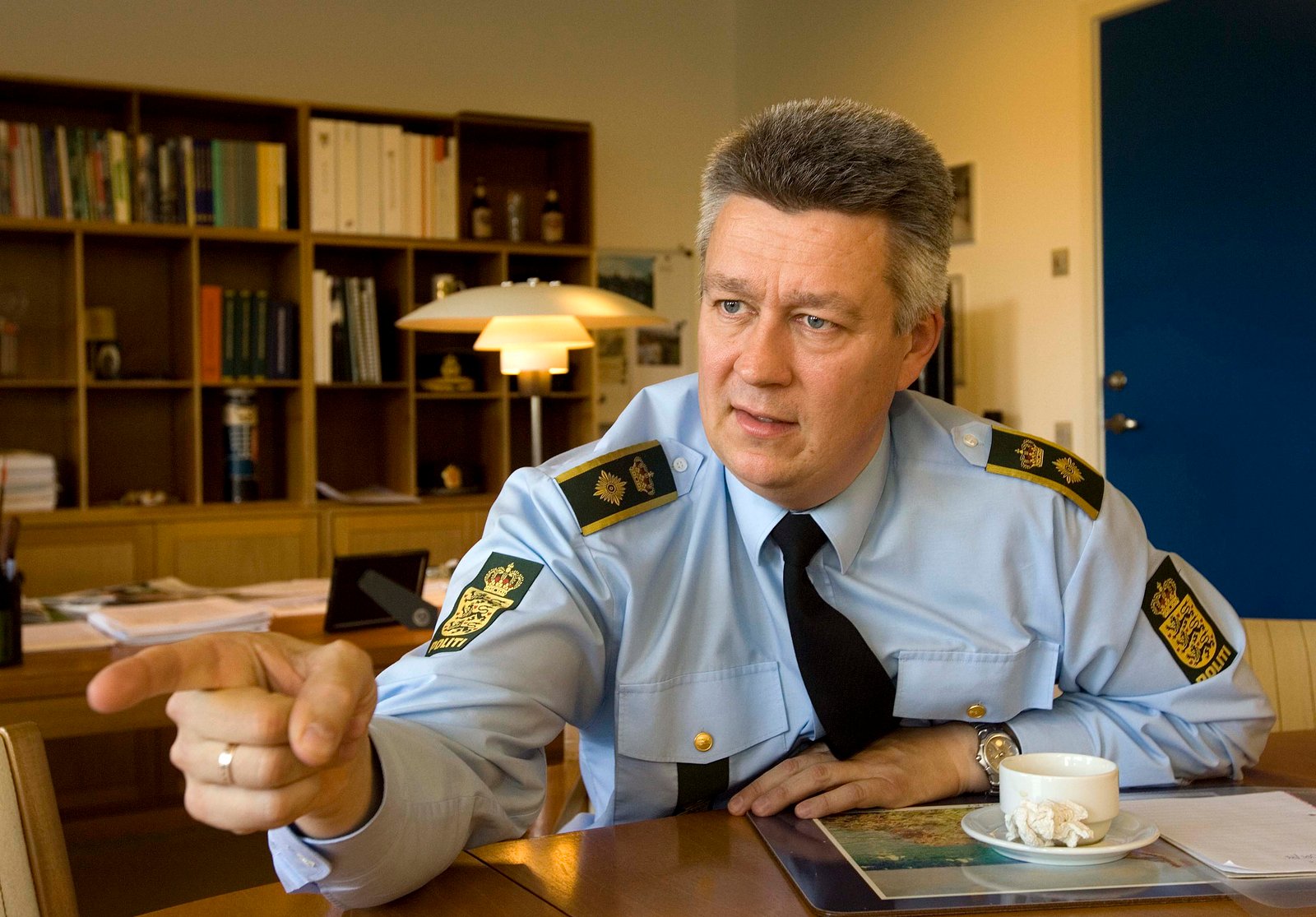 Chefpolitiinspektør Lars Harvest understreger, at Philip Patrick Westh ikke var identificeret som gerningsmand fem timer før anholdelsen.