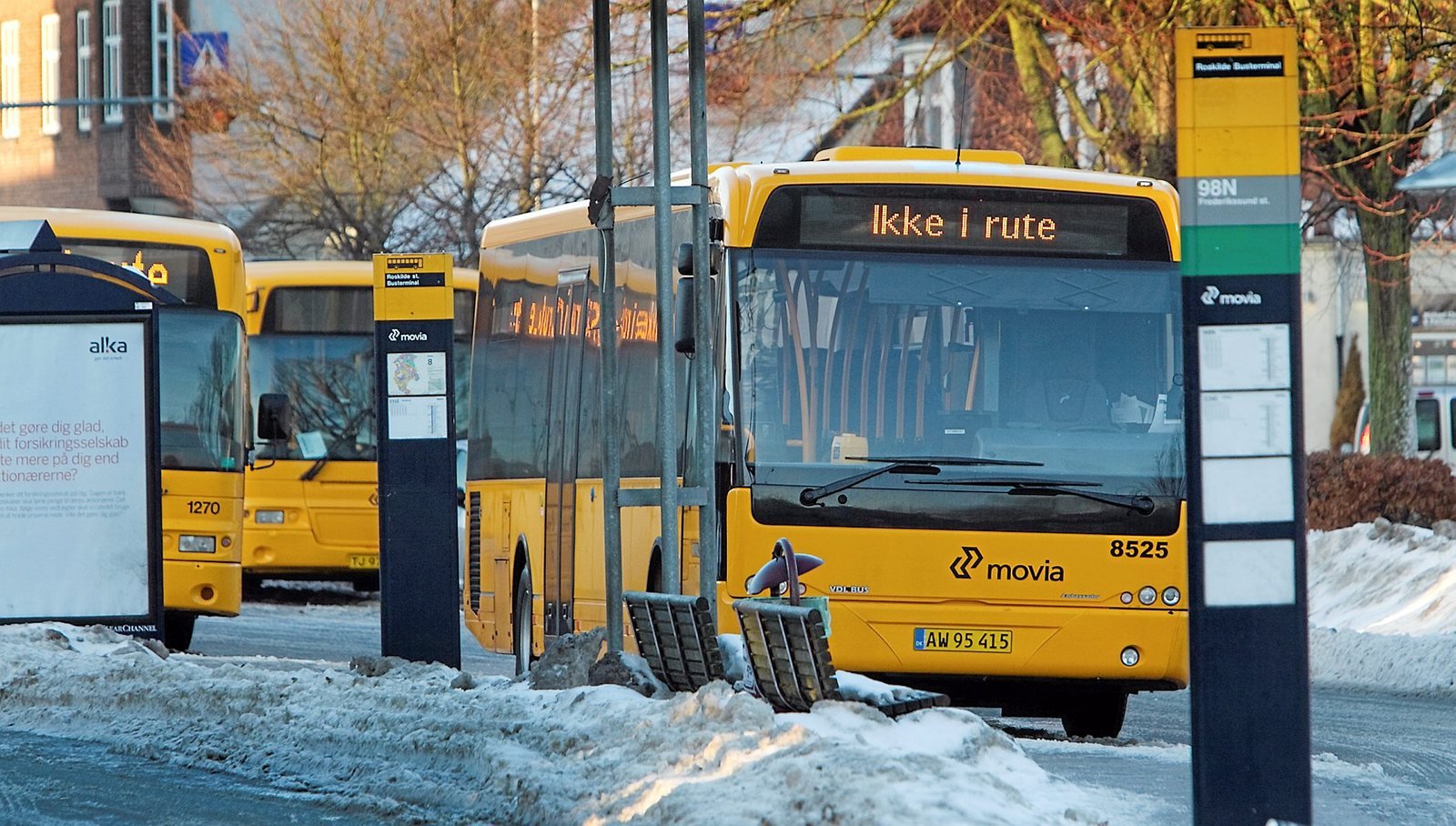 I mange sjællandske kommuner er der sket et fald i antallet af bustimer.