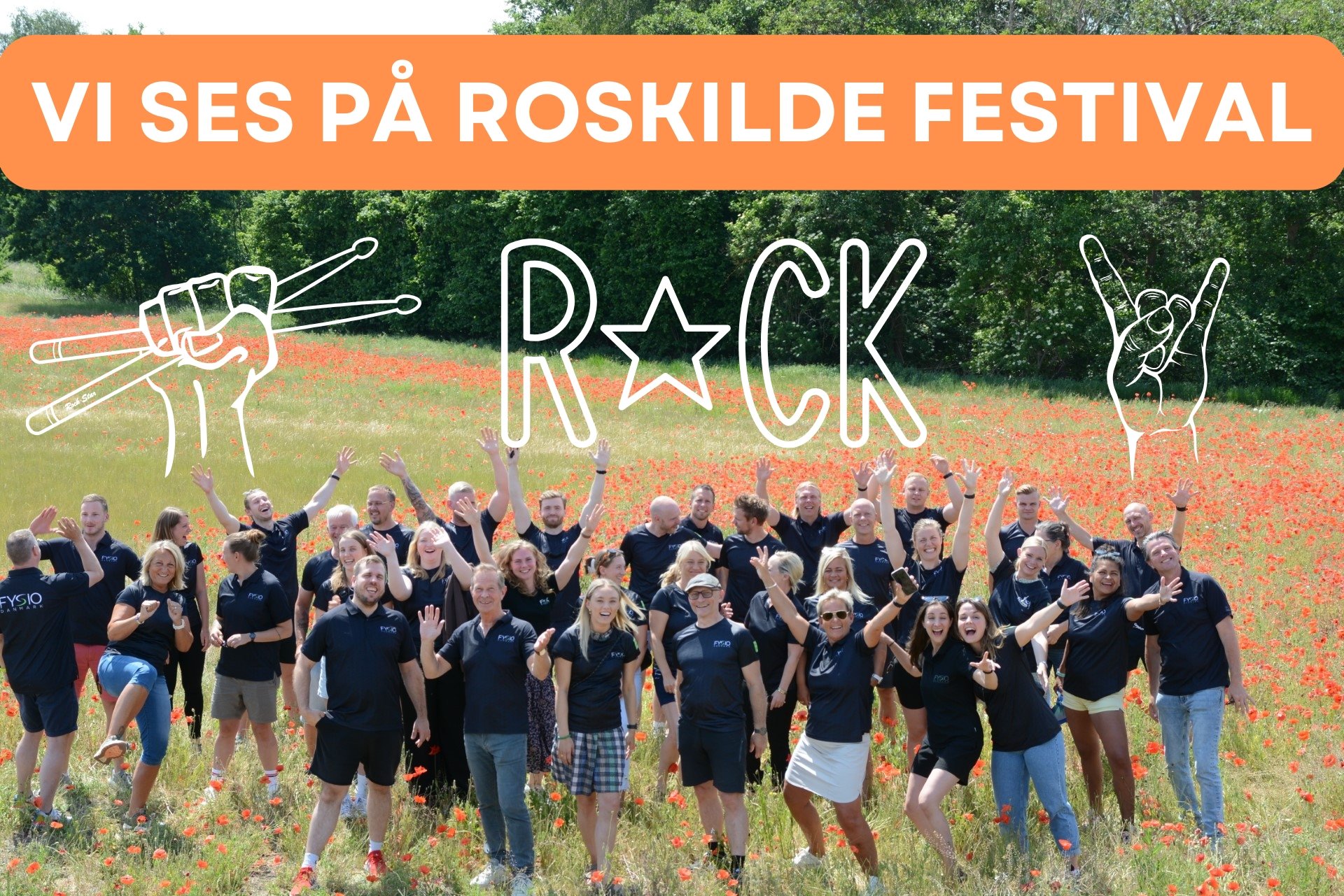 Roskilde Festival og FysioDanmark vil give de unge mulighed for at komme godt i gang med dagen.