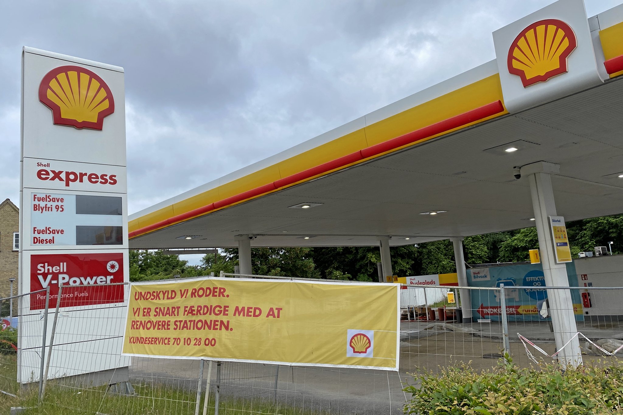Shell på Københavnsvej har været lukket siden starten af maj.