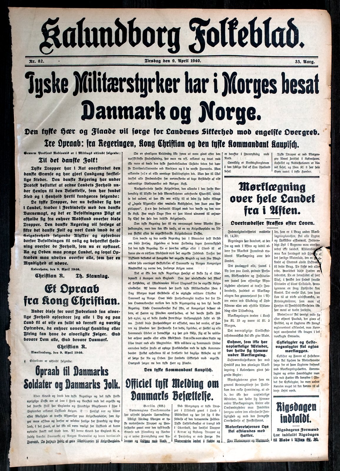 Folkebladet har eksisteret i 104 år og er udkommet i rundt regnet 31.000 udgaver. I dag den 2. september 2011 udkommer den for sidste gang.