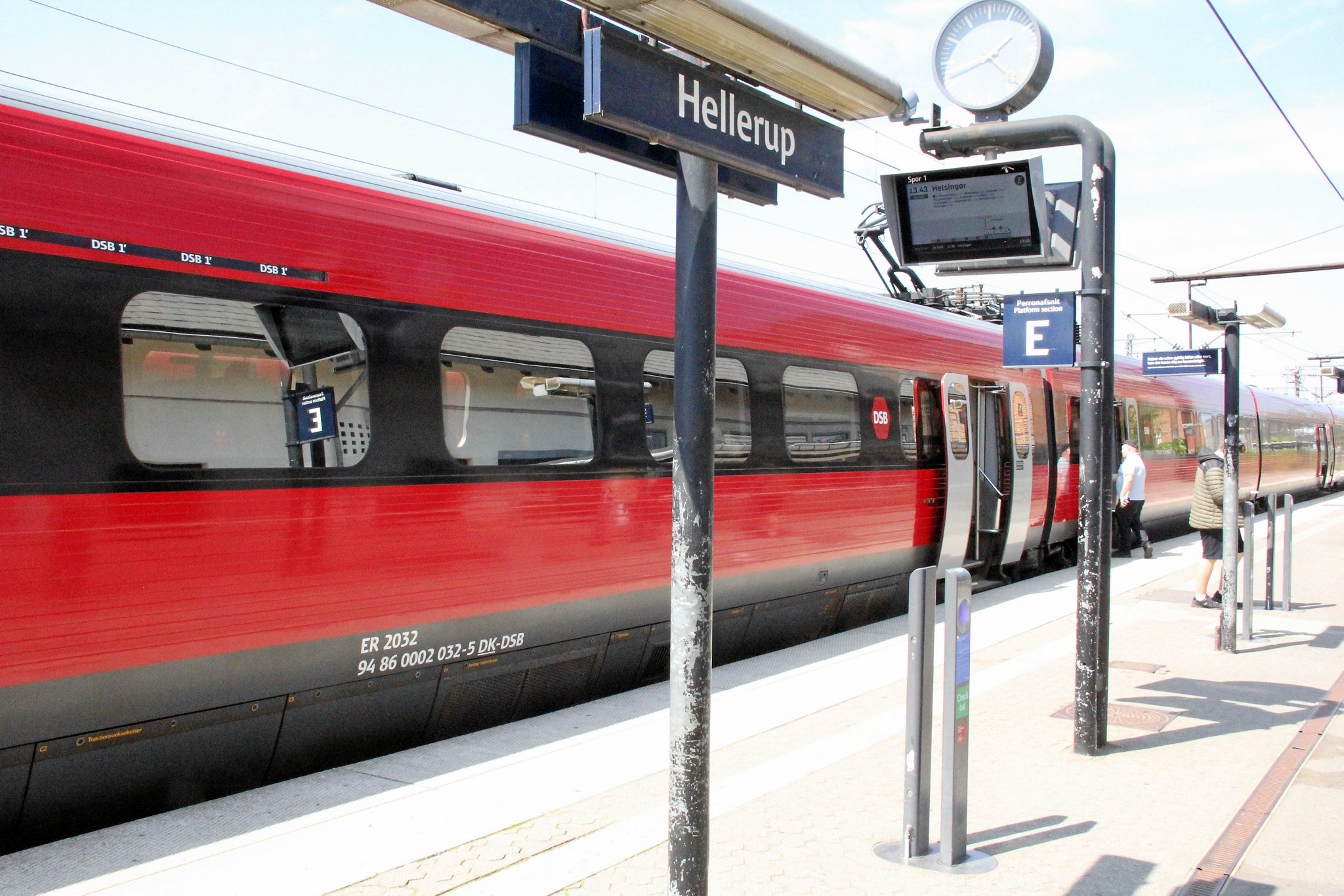 Det var her på Hellerup Station, at den nu dømte mand mødtes med sin ekskæreste og efterfølgende voldtog hende i en københavnsk lejlighed.