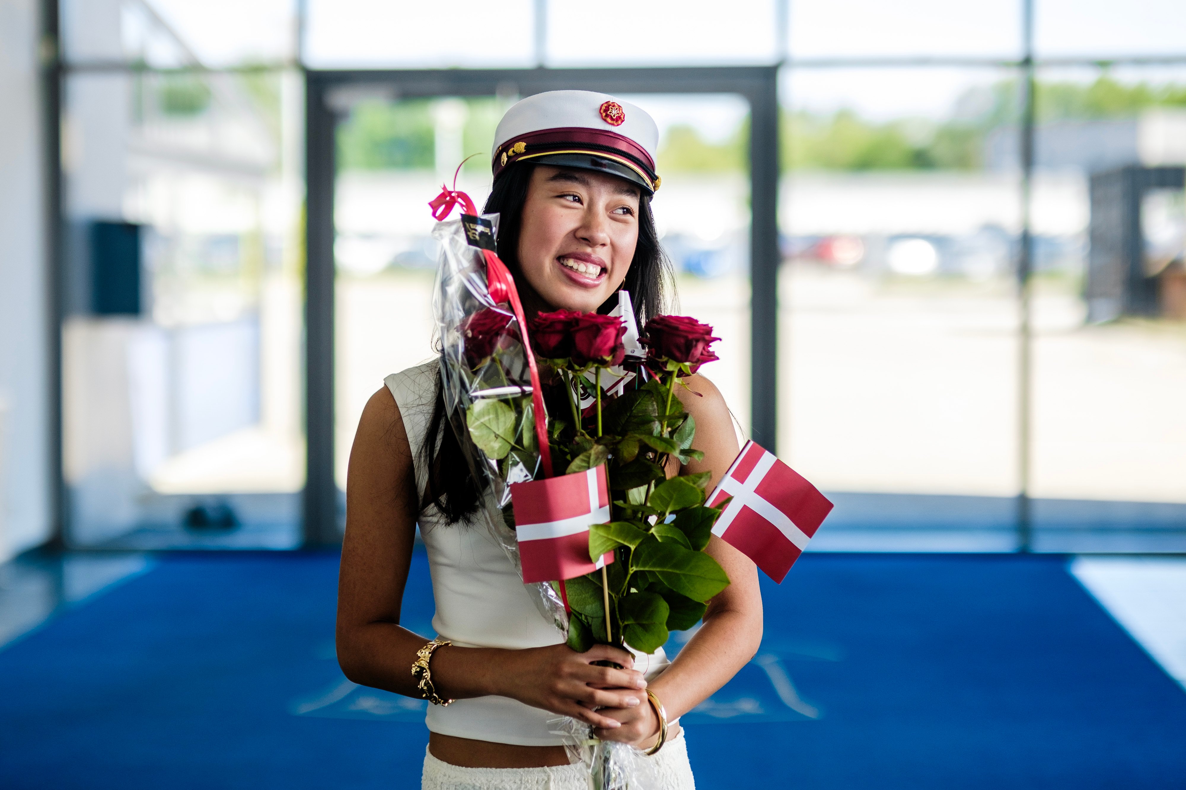 Natalie Cao Nguyen fra 3.x er den første student fra Brøndby Gymnasium i 2024, og det er der en særlig årsag til.