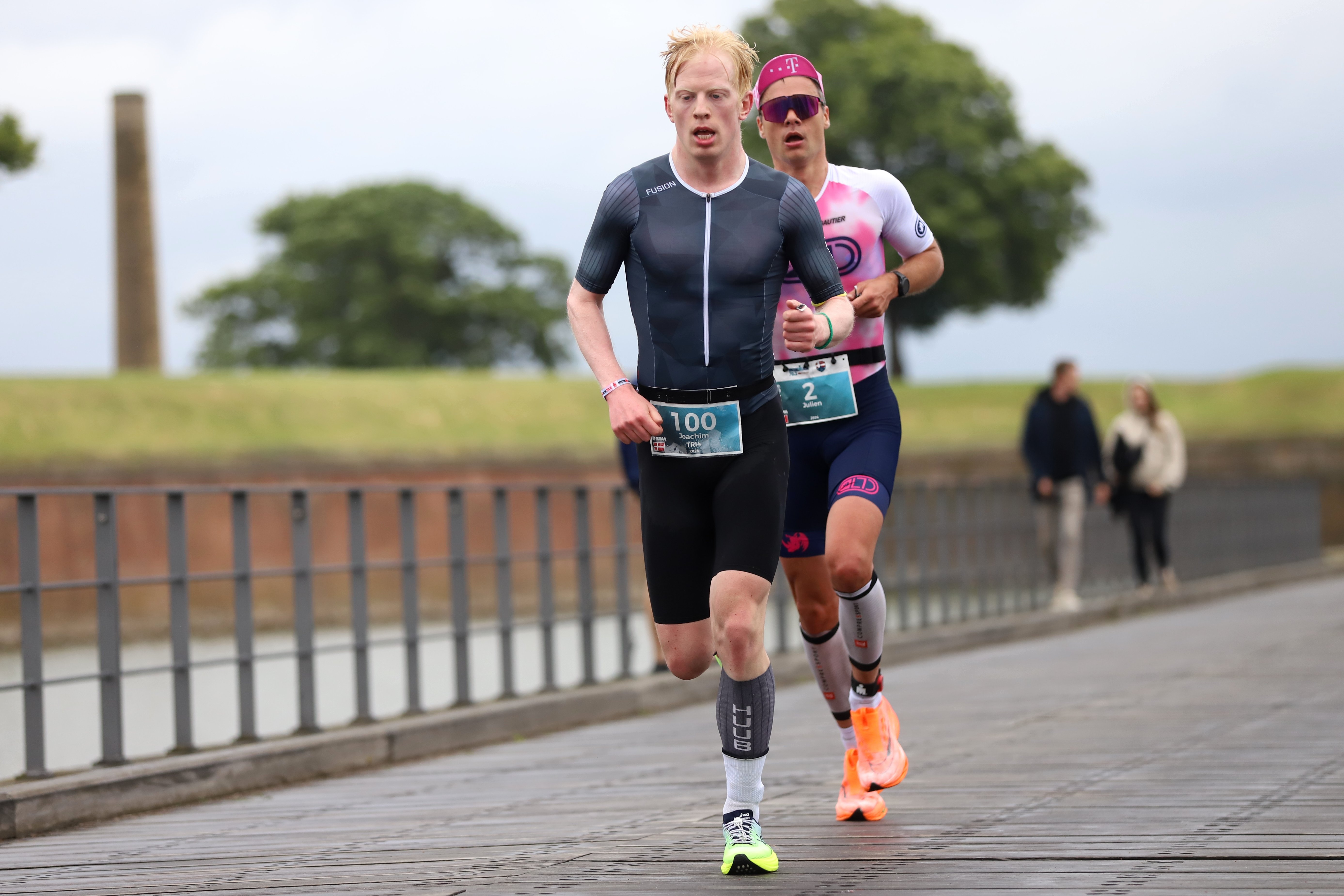 Ironman Helsingør 70.3, 23. juni 2024. Mændenes vinder, Joachim Toftegaard Hansen.