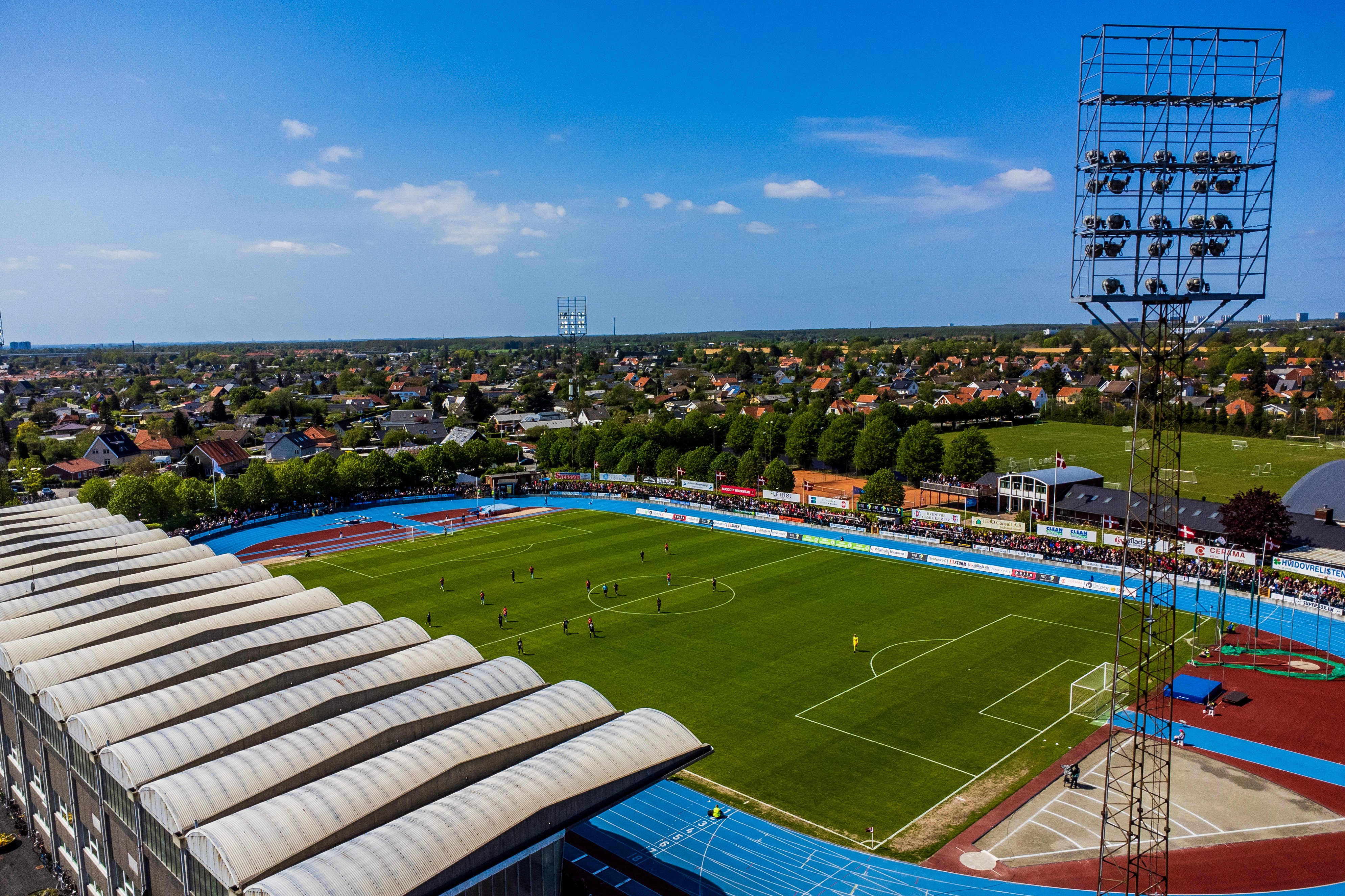 HVIDOVRE, DANMARK - 15/05/2023: Hvidovre Stadion i Hvidovre, Denmark. (Foto af Robert Hendel)