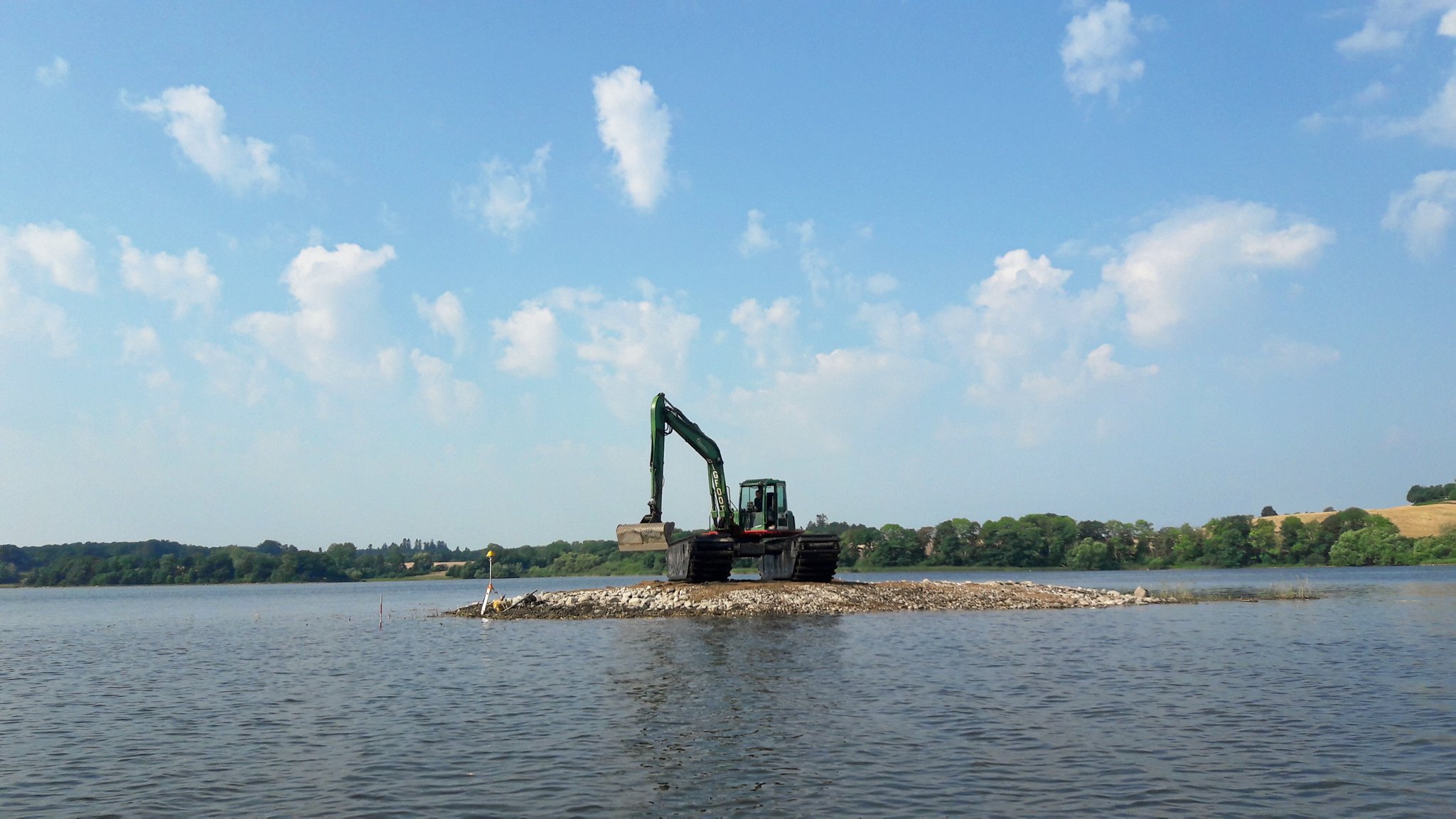 Fugleøen blev etableret i 2021.