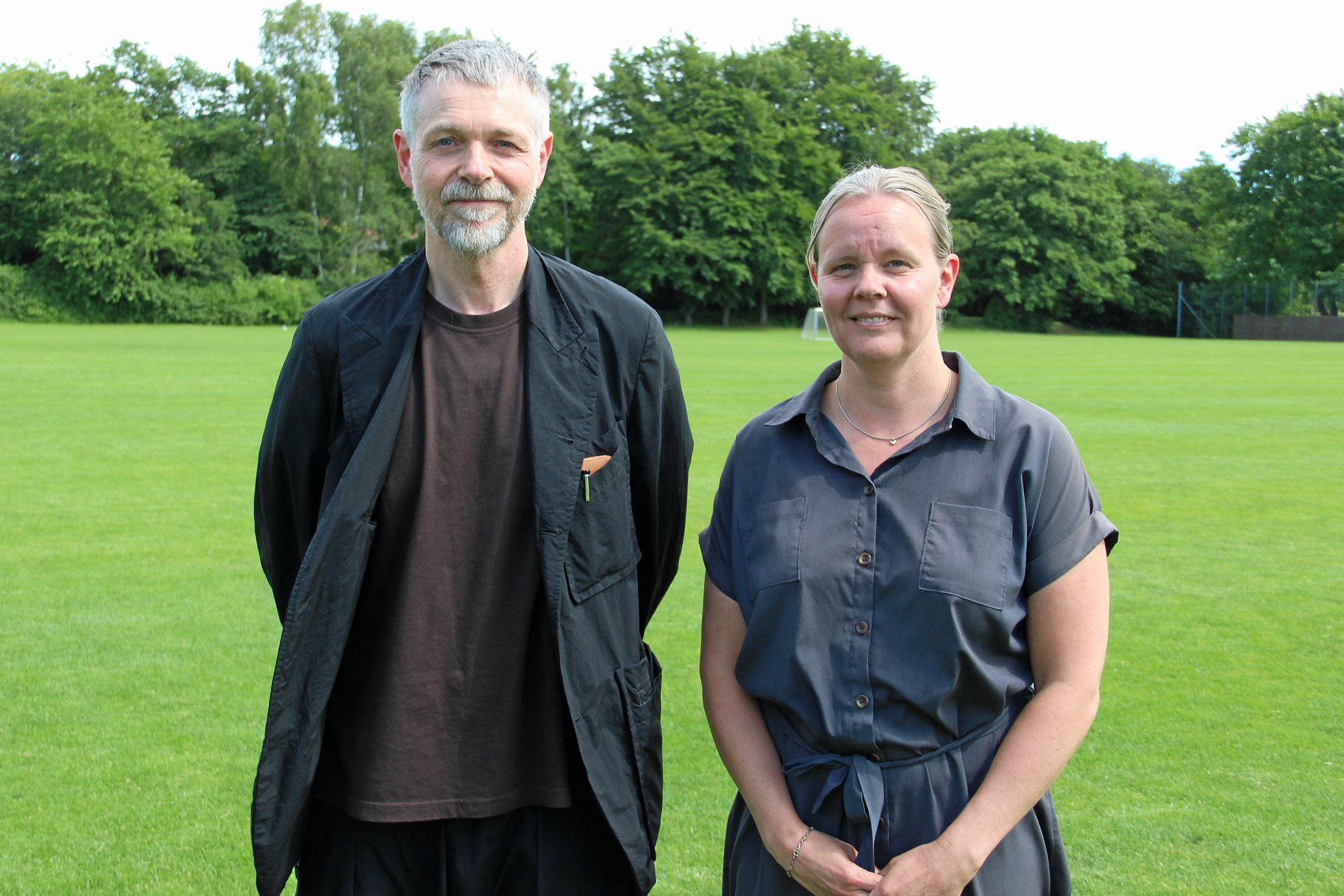 Klubchef Rolf Bangsgaard og formand Dorte Meldgaard fra Hillerød Fodbold har sat en ny kurs for Hillerød Fodbolds talentarbejde.