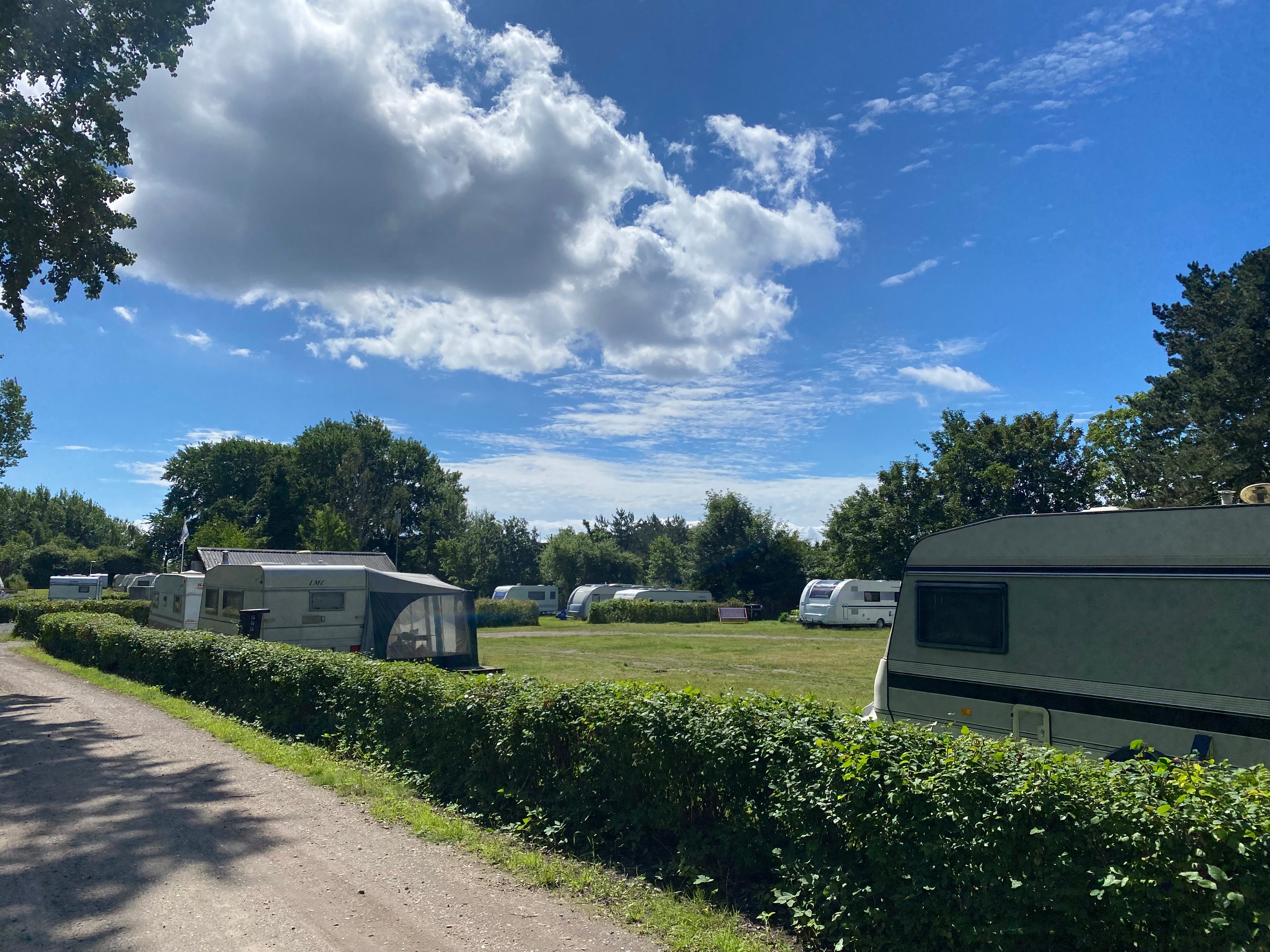 Hundige Strand Camping, campingvogne