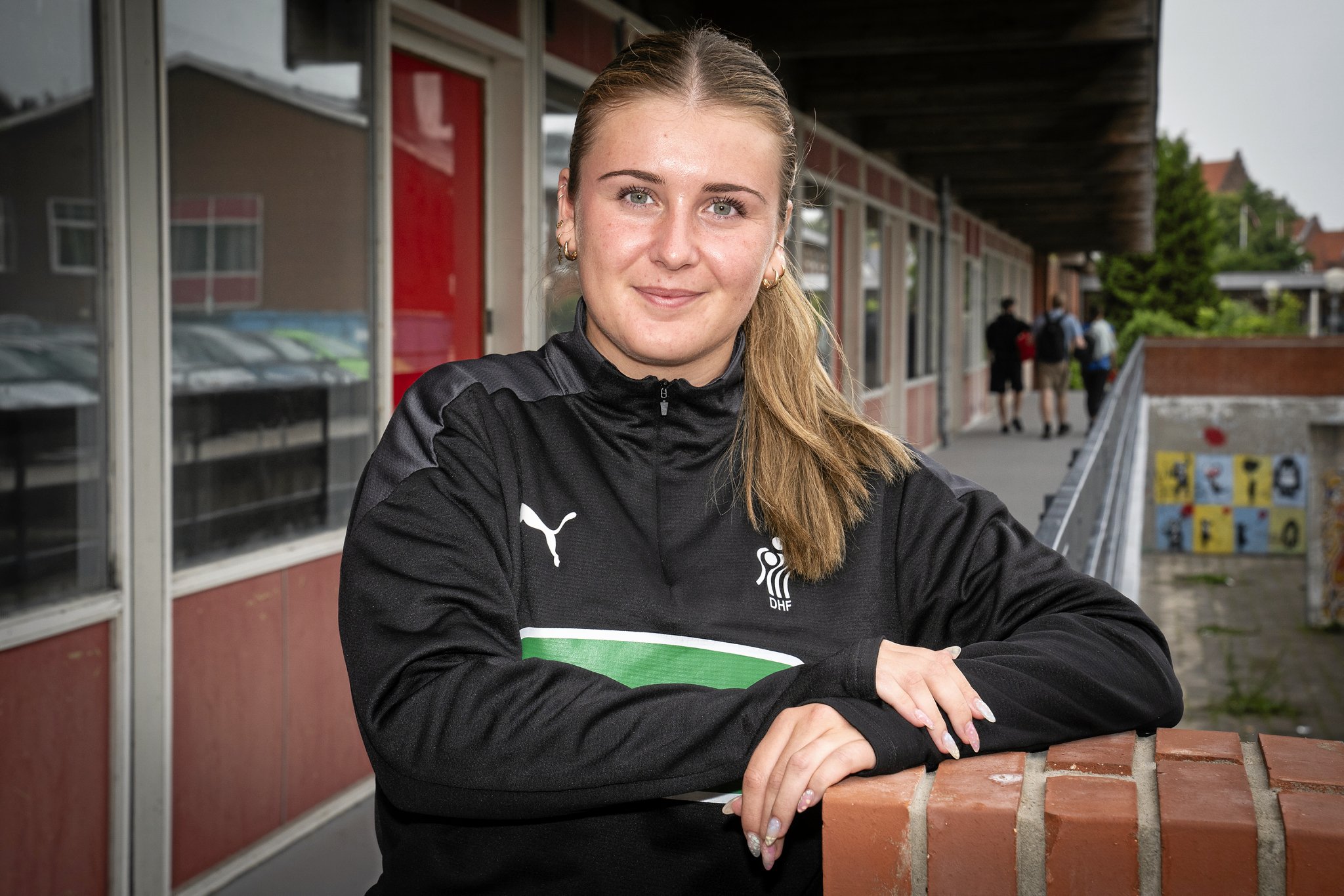Mathilde Olivia Raun har søgt ind på læreruddannelsen i Vordingborg. Hun har allerede en del med børn at gøre, i og med at hun arbejder som lærervikar og er børnetræner i TMS Ringsted.