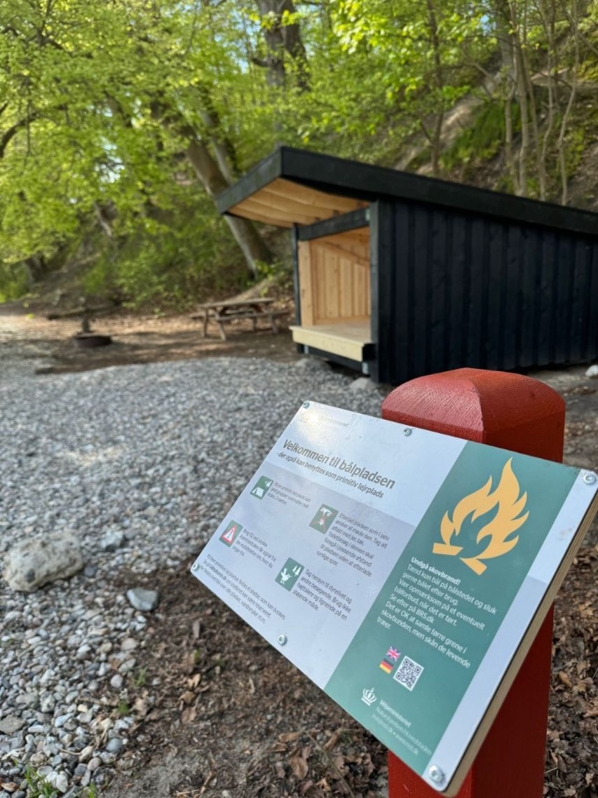 Shelter, Strandmølle strand - Naturstyrelsen Shelter, Strandmølle strand