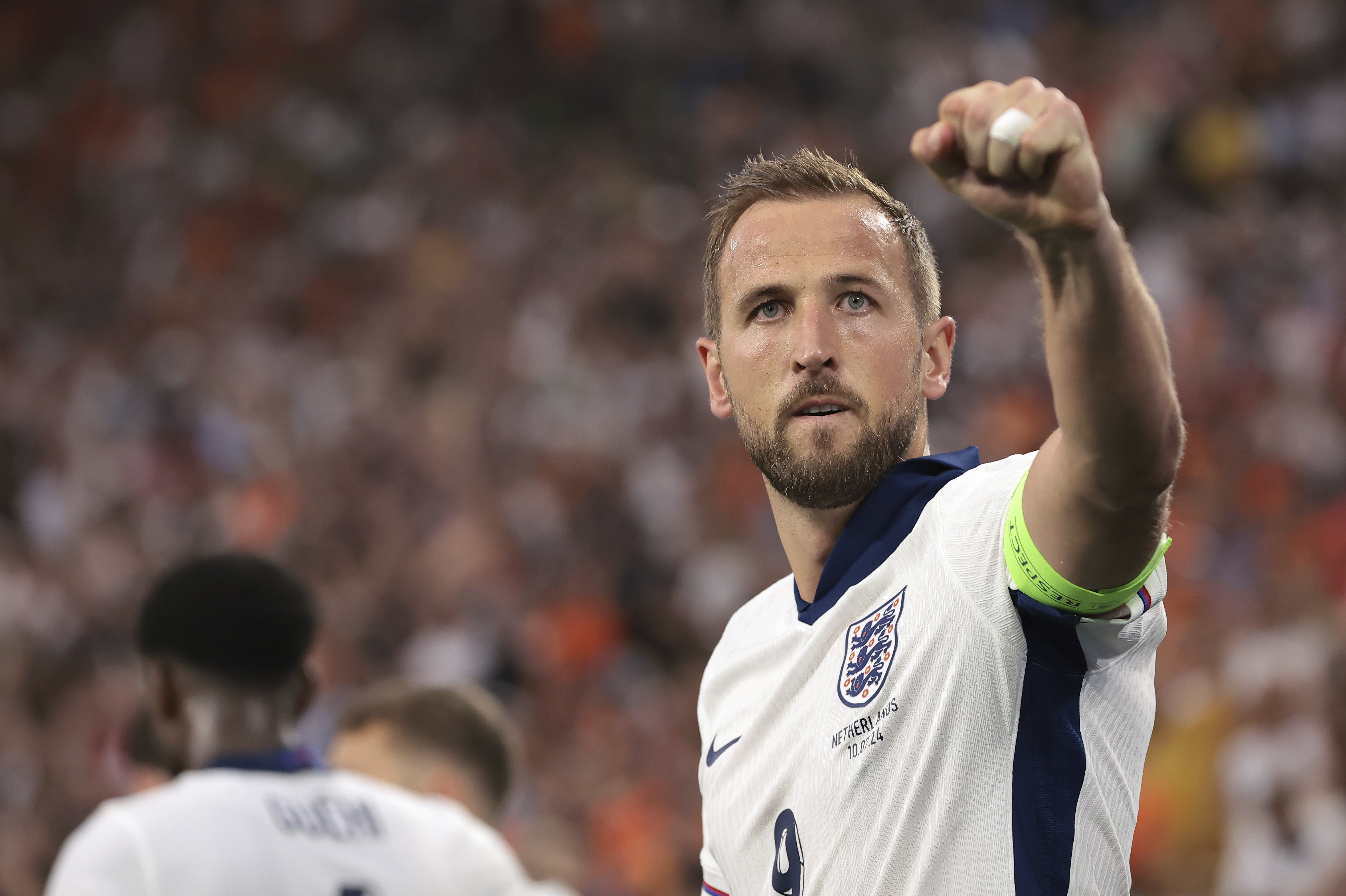 Angriberen Harry Kane scorede til 1-1 på et straffespark mod Holland i onsdagens EM-semifinale i Dortmund. England endte med at gå videre til finalen med en sejr på 2-1.
