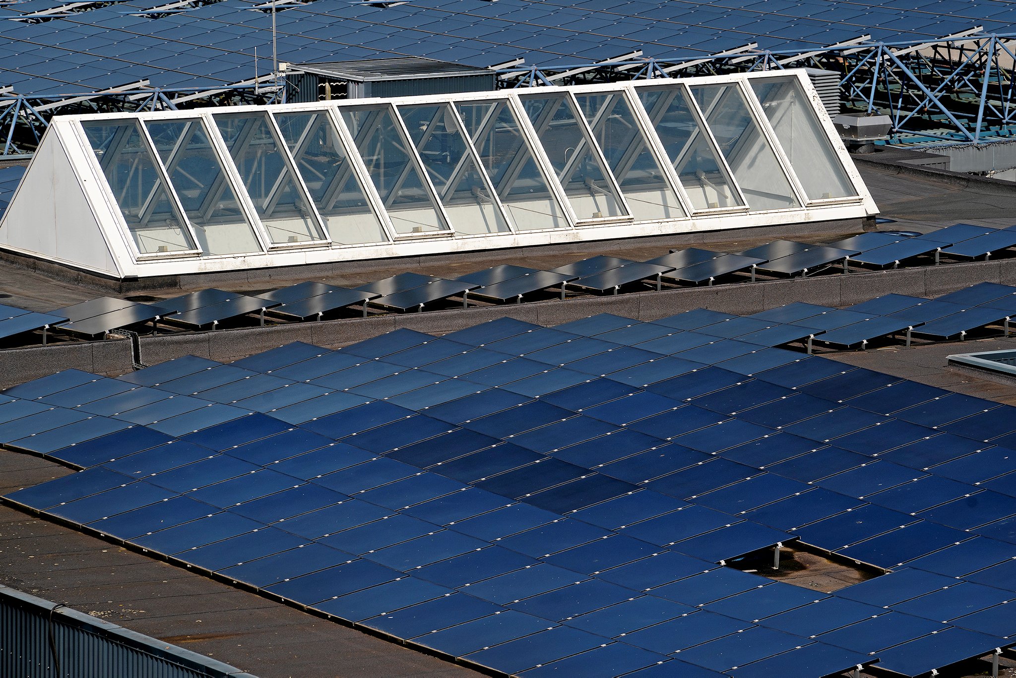 For eksempel på plejehjem skal det undersøges at sætte flere solceller op.