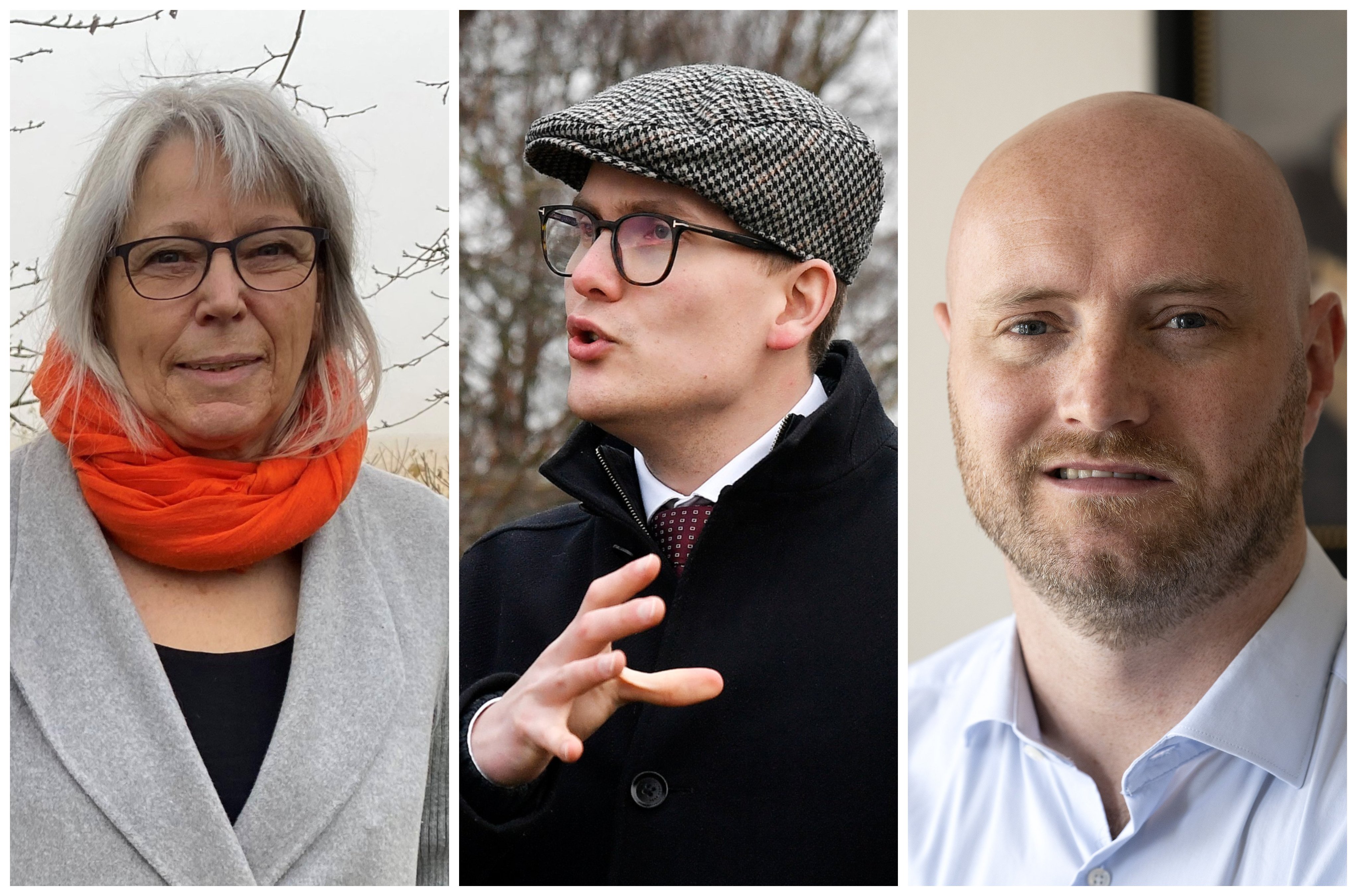 Britta Nielsen (SF), Andreas Karlsen (K) og Lasse Mølholt (V) udtaler sig om omstridt telemast.