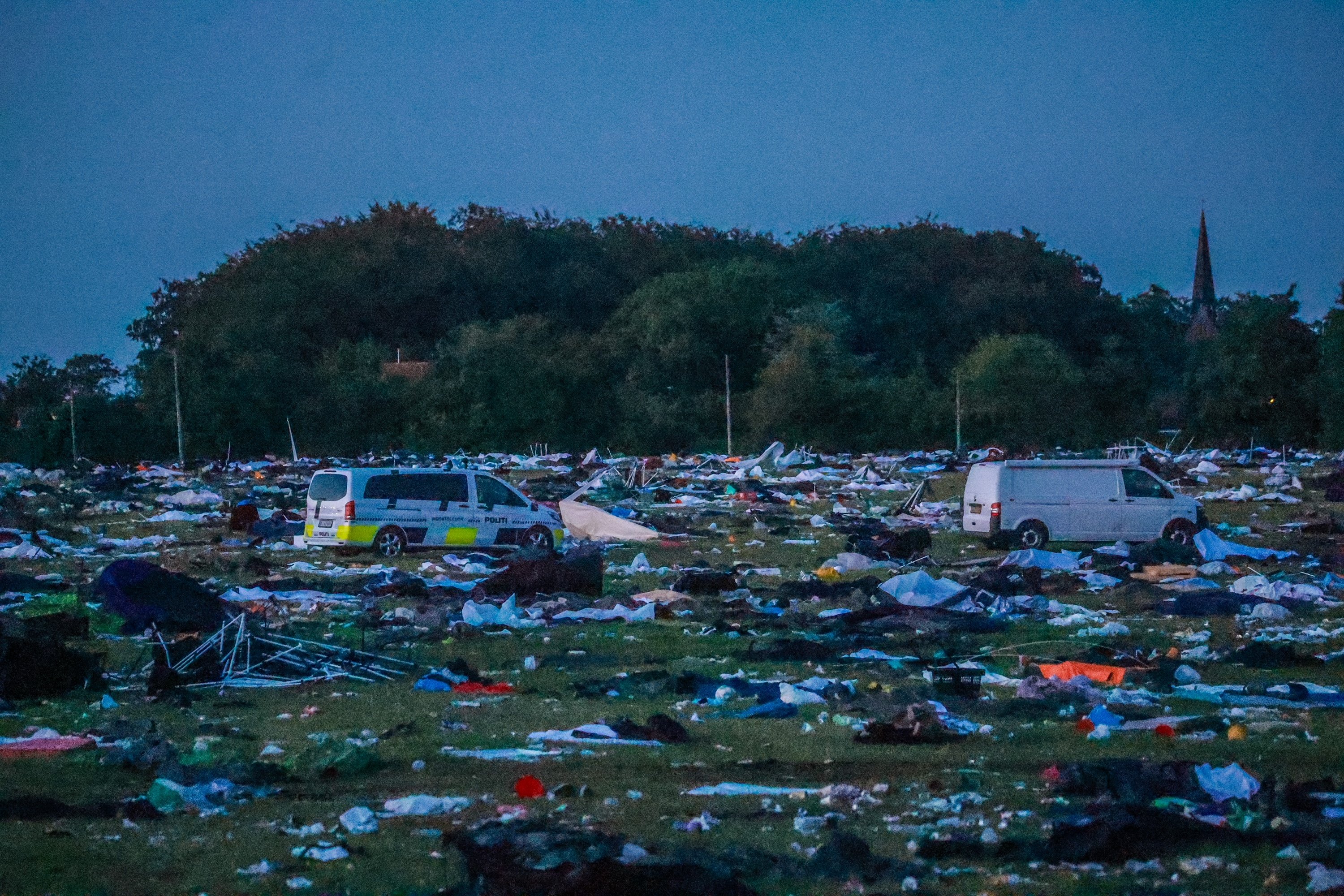 En polsk mand døde på Roskilde Festival under oprydningsarbejdet.