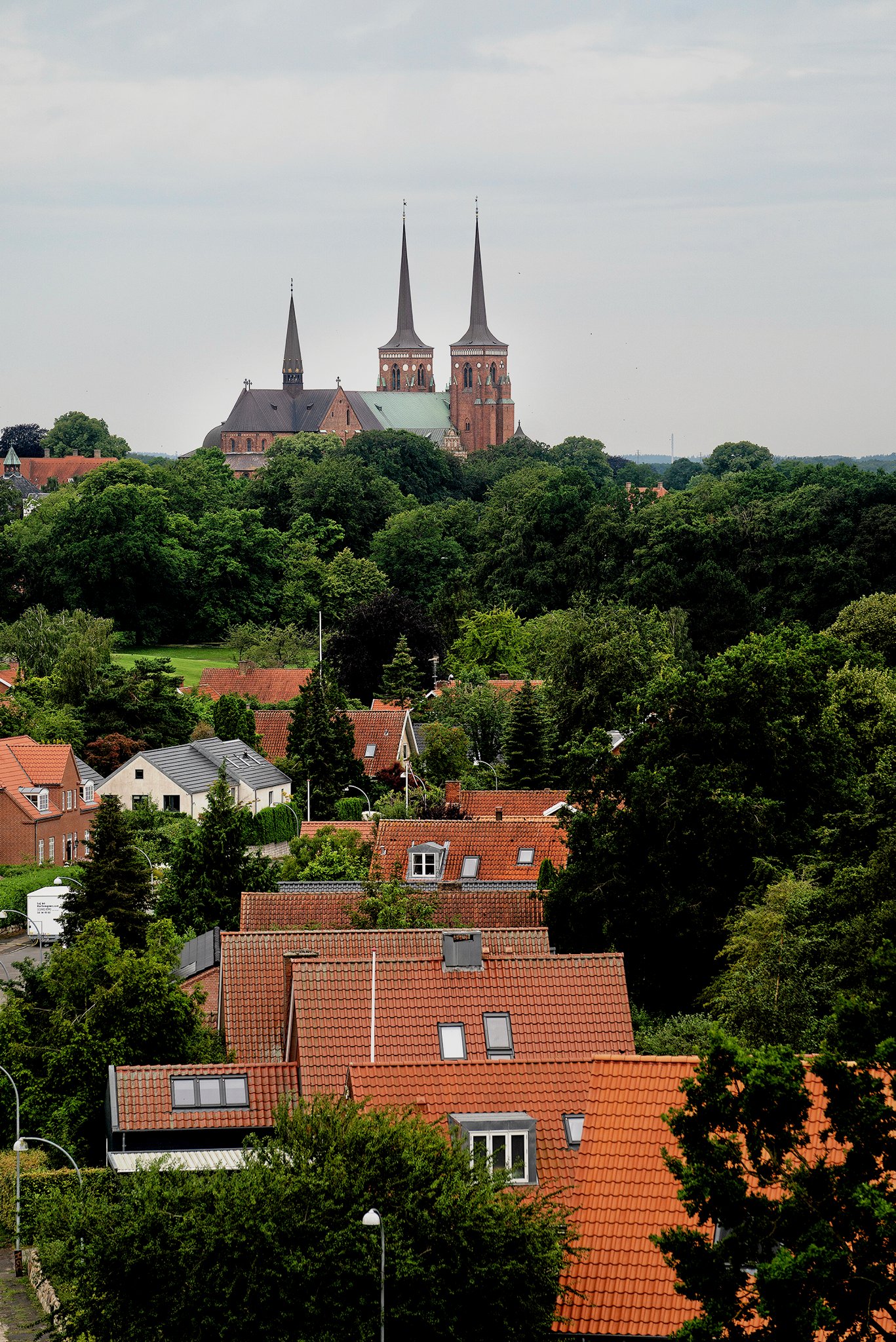 Roskilde set fra Margrethegården