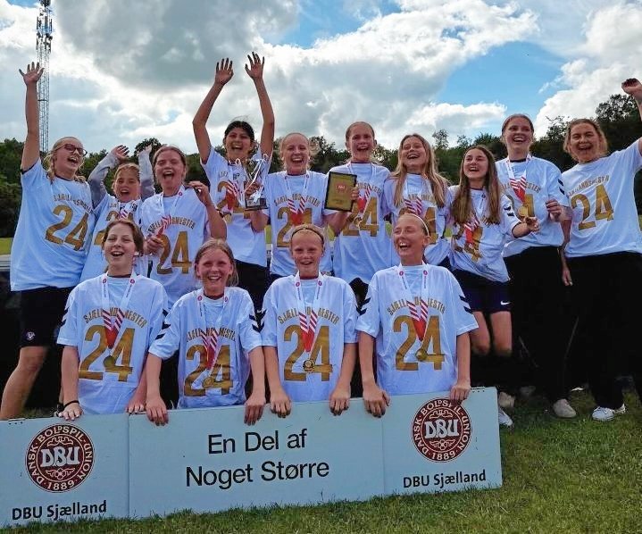 HUIs U13-pigehold vandt Sjællandsmesterskabet 2024.