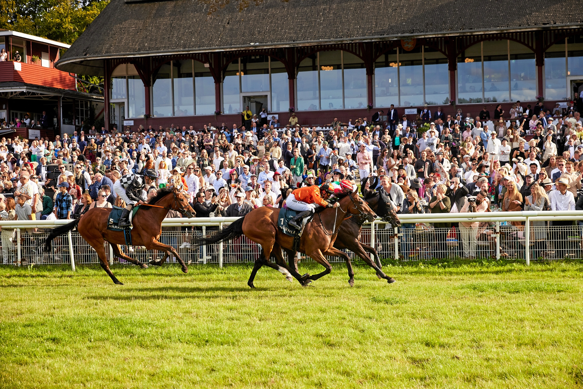Der er blevet redet derby på Klampenborg Galopbane siden 1910. - Klampenborg Galopbane Der er blevet redet derby på Klampenborg Galopbane siden 1910.