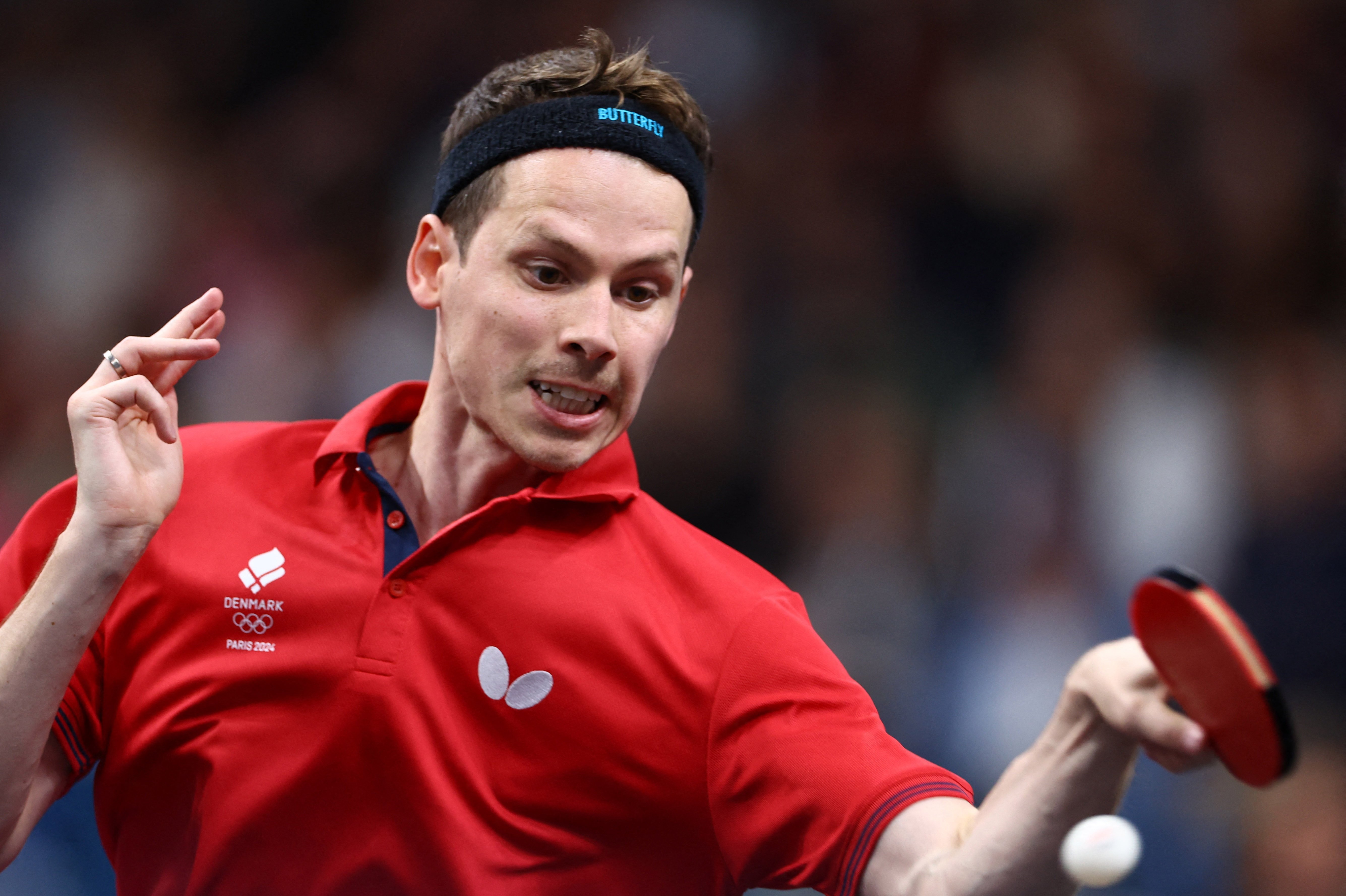 Jonathan Groth er klar til anden runde i OL's bordtennisturnering.