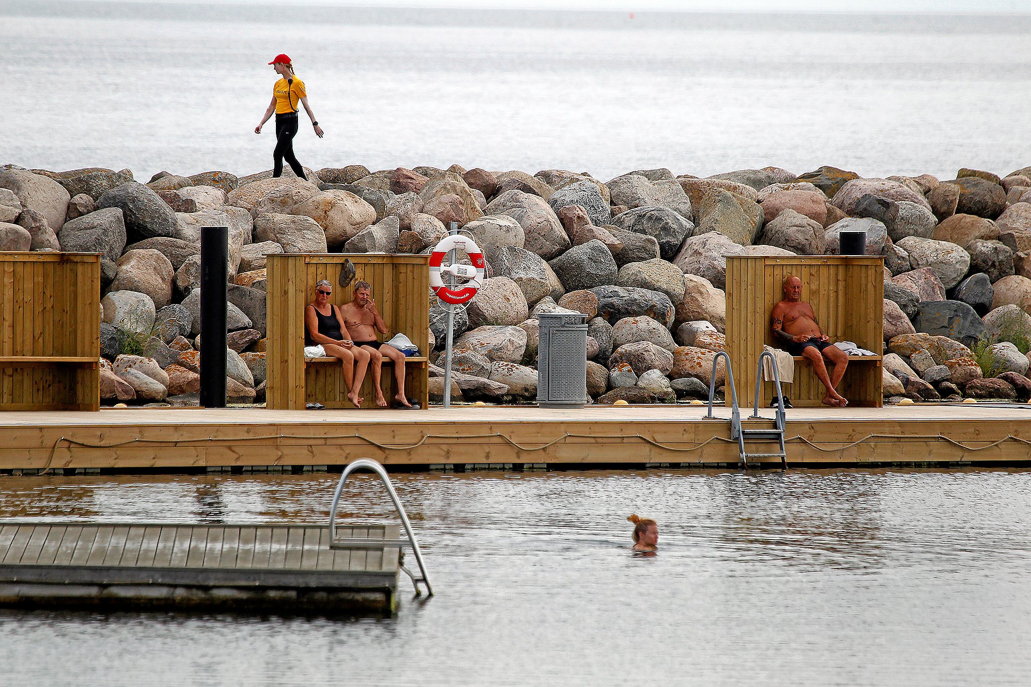 Havnebadet på marinaen har desværre ofte været lukket denne sommer grundet for dårlig badevandskvalitet.