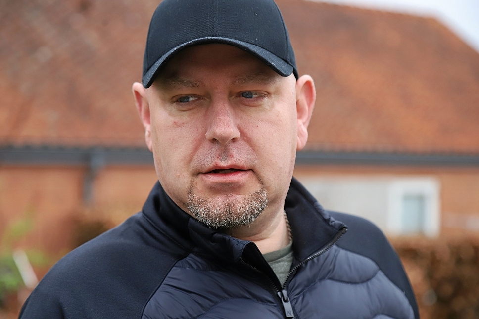 Det er Søren Levin Bøckhaus Thormann, der står bag indsamlingen til de fire piger, der kom alvorligt til skade ved en eksplosionsulykke i Helsinge den 11. april. - Allan Nørregaard Det er Søren Levin Bøckhaus Thormann, der står bag indsamlingen til de fire piger, der kom alvorligt til skade ved en eksplosionsulykke i Helsinge den 11. april.