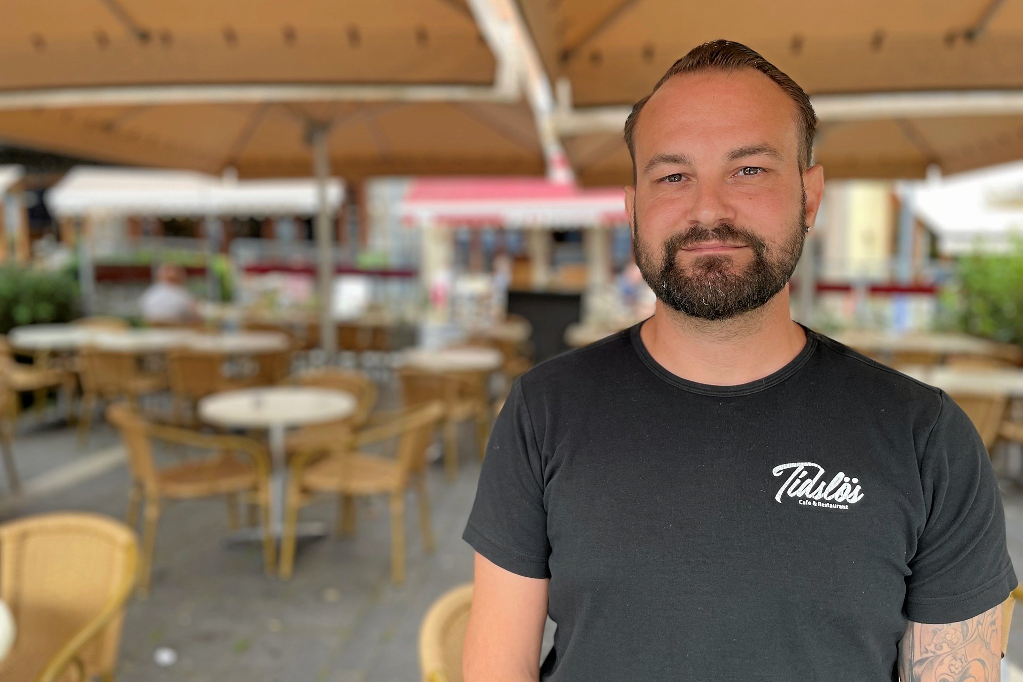 Ismail Demirci, ejer af Cafe Tidslös