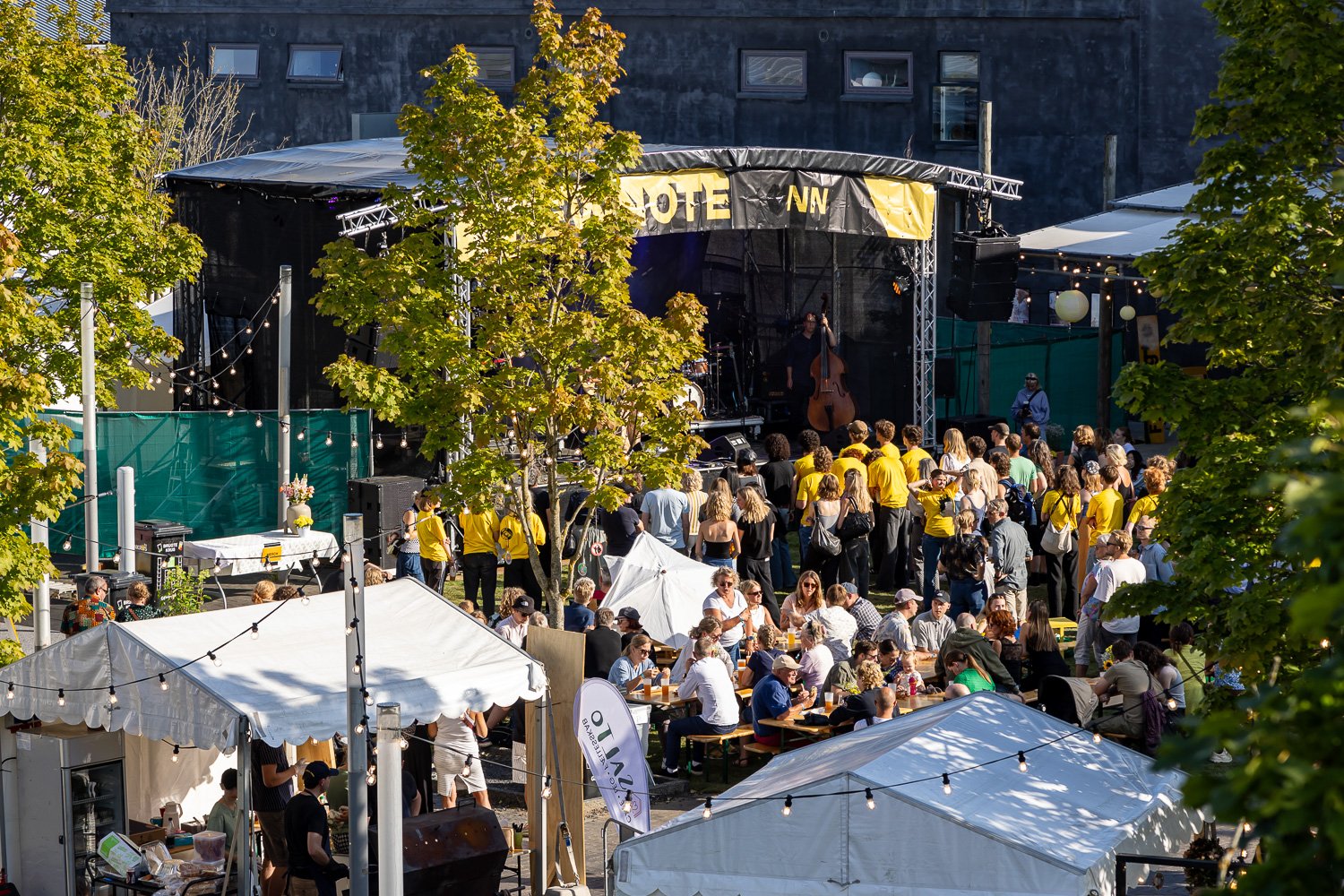 New Note Festival blev en sommerhavefest midt i Hillerød i år.