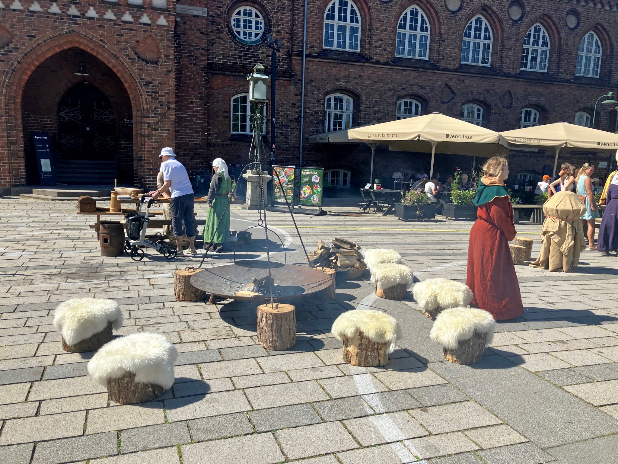 Middelalderdagene på Stændertorvet var arrangeret af Romu.