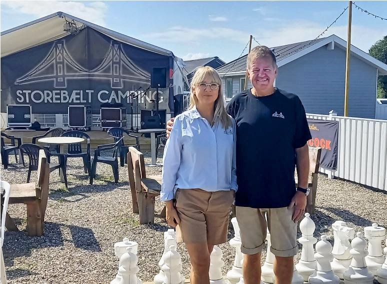 Dorthe og Ulrich Helledie er henrykte. De har fundet nye forpagtere til campingpladsens restaurant, som får et løft.