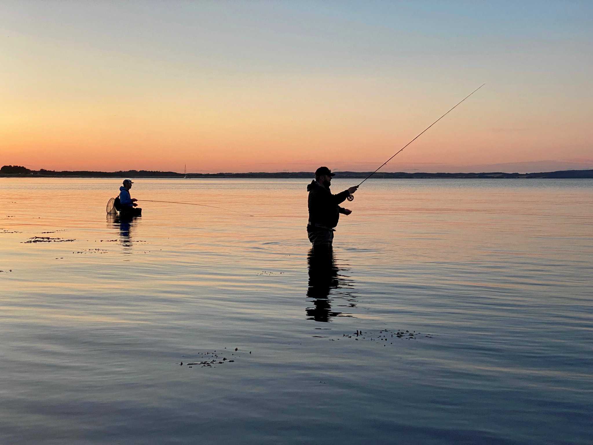 Sådan kan en fisketur også se ud.