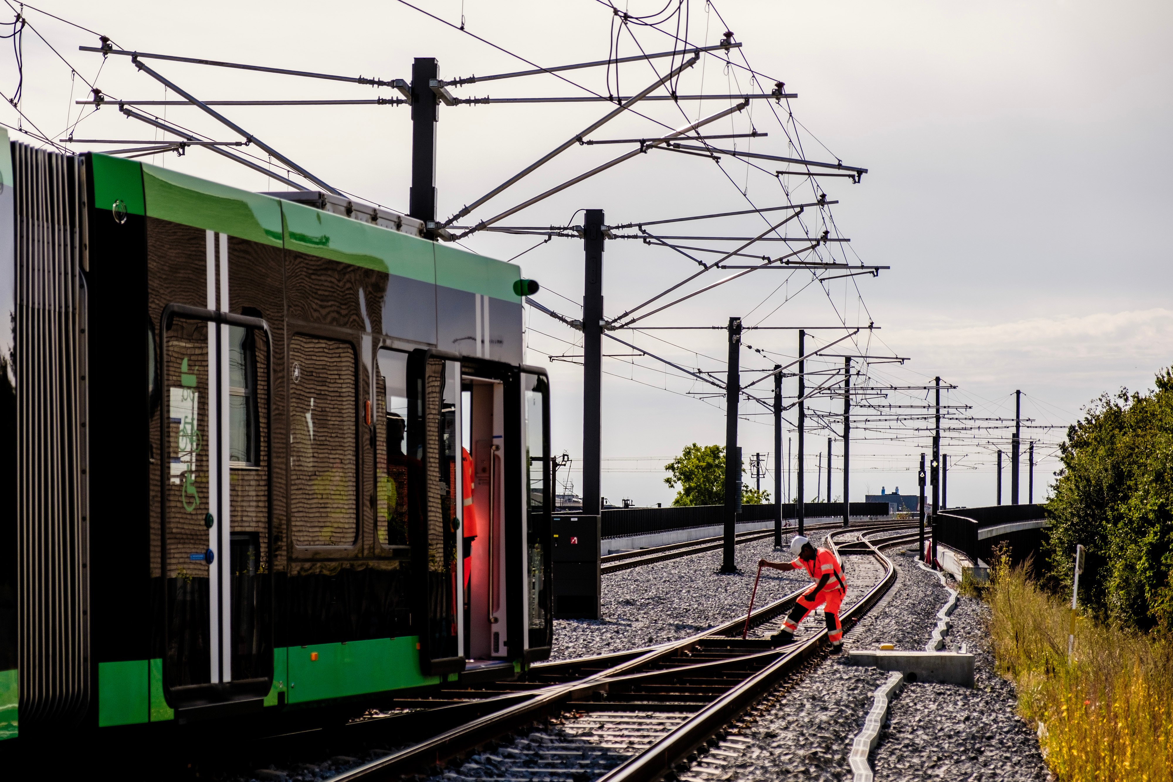 Hovedstadens Letbane kører test i Glostrup.